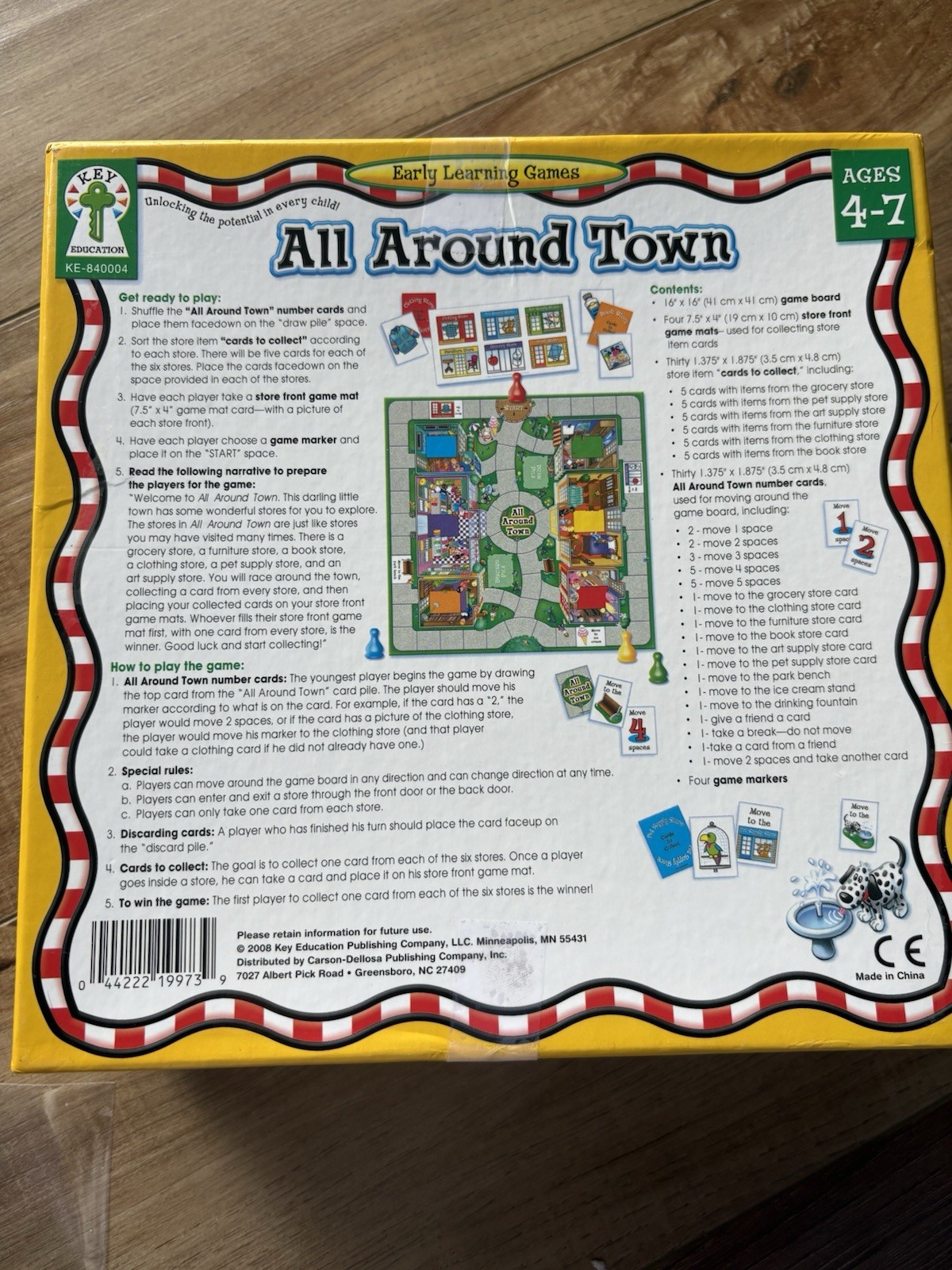 Early Learning Games: “All Around Town” SLPs, Educators, Parents Carlson-Dellosa