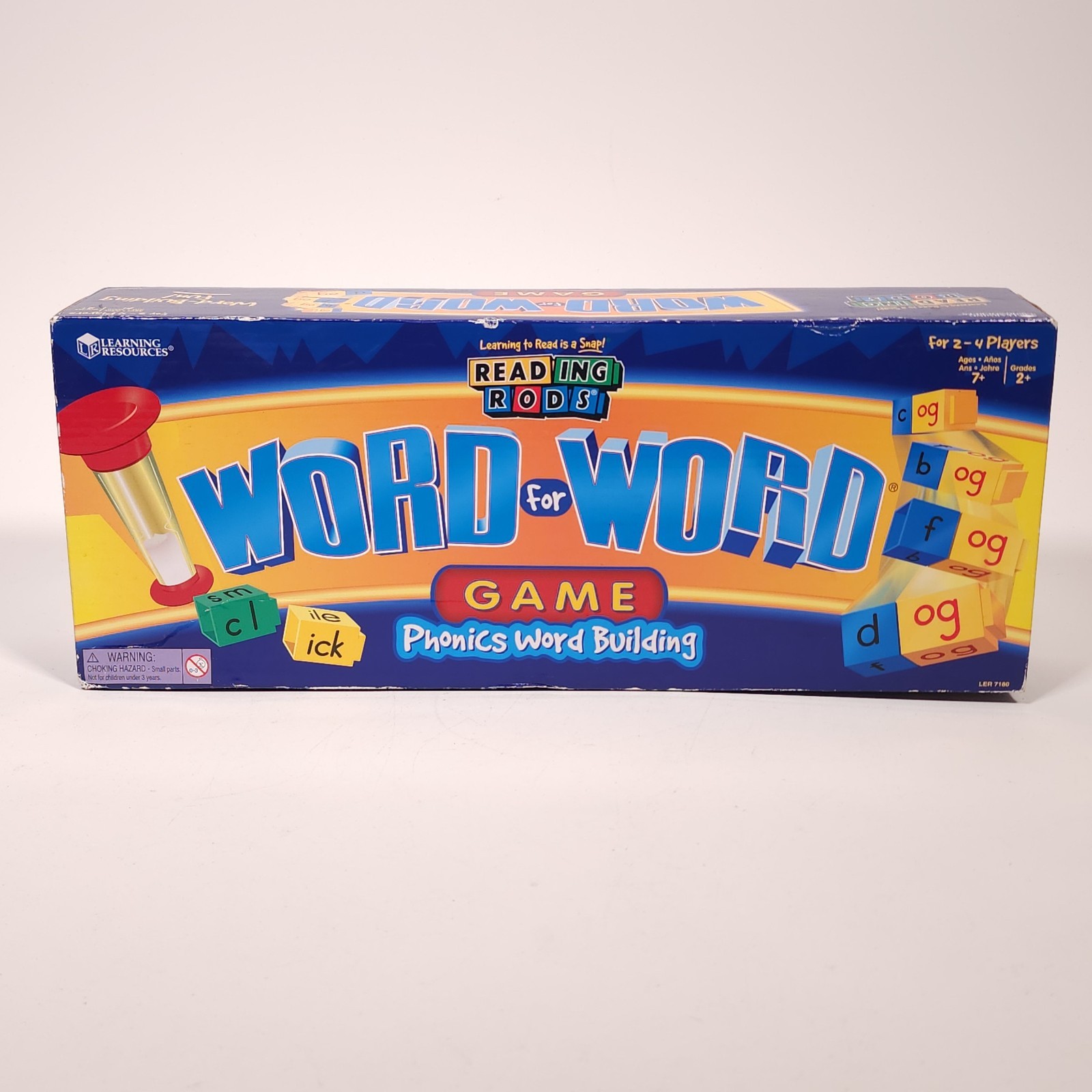 Learning Resources Reading Rods Word for Word Phonics Hands On Game Homeschool