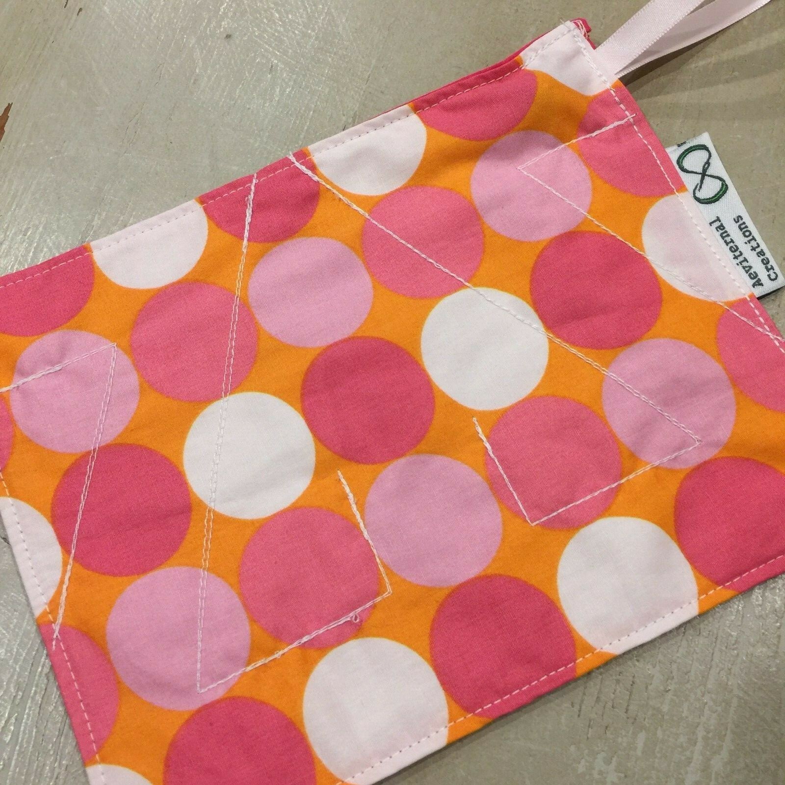 Marble Maze, Fabric, Puzzle, Sensory Learning Aid, Tactile, ADHD, Pink Spots