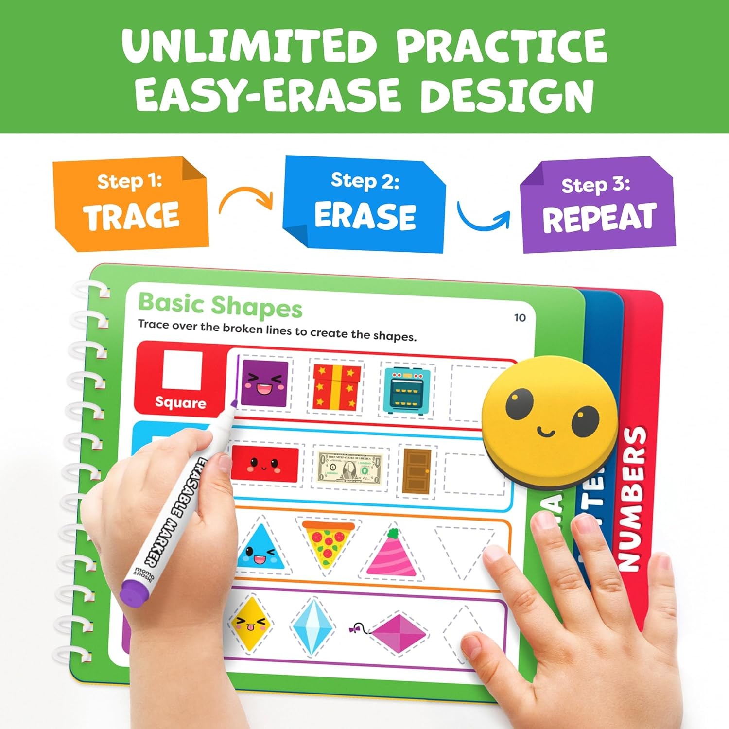 Preschool Learning Activities – Tracing Books for Kids Ages 3-5 – Toddler
