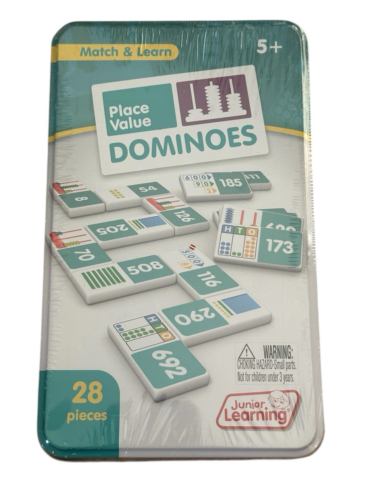 Junior Learning Place Value Dominoes Match & Learn Educational Game ~JL489 ~ NEW