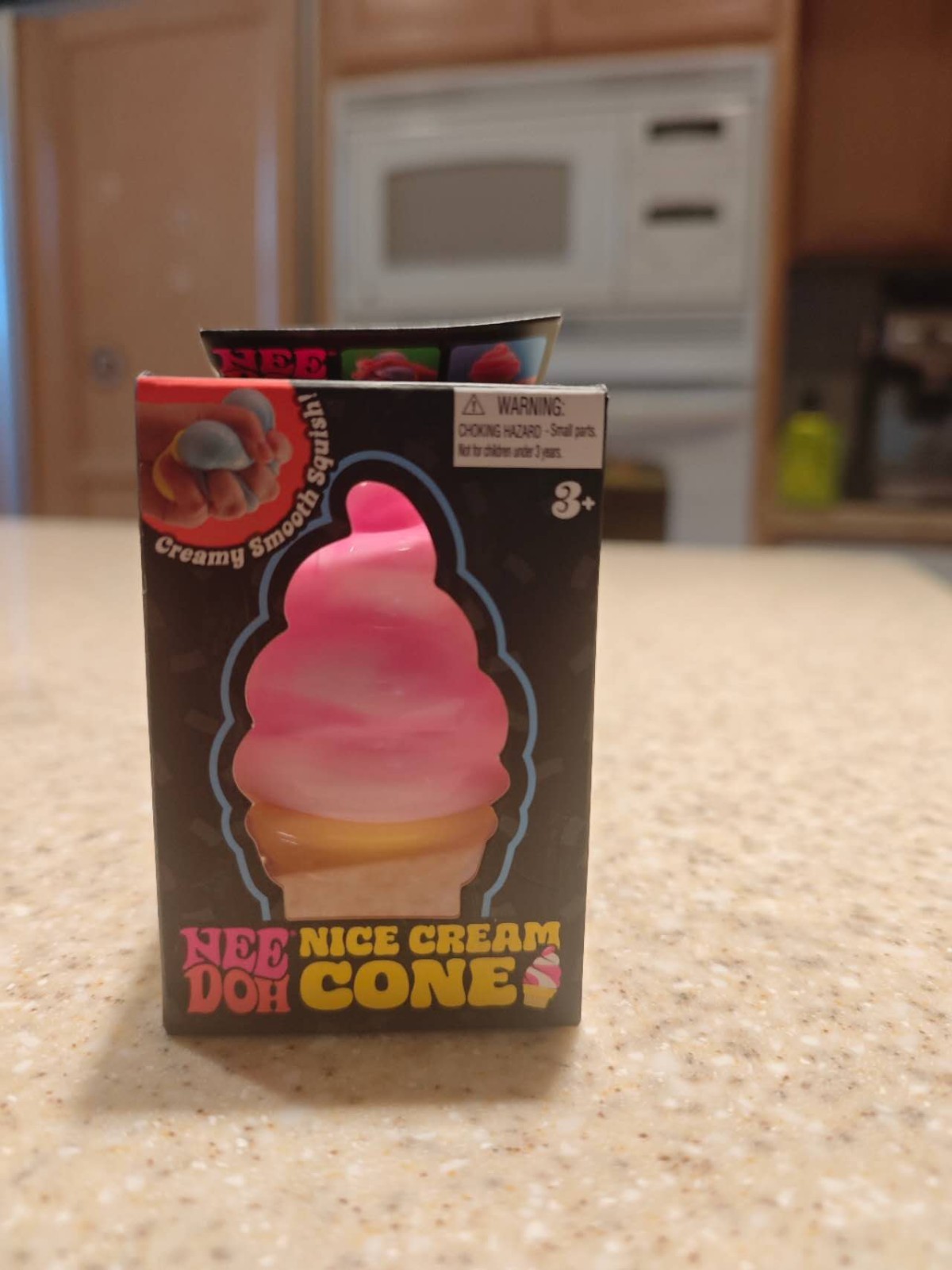 Schylling Needoh Nice Cream Cone – Sensory Squeeze Toy – Pink