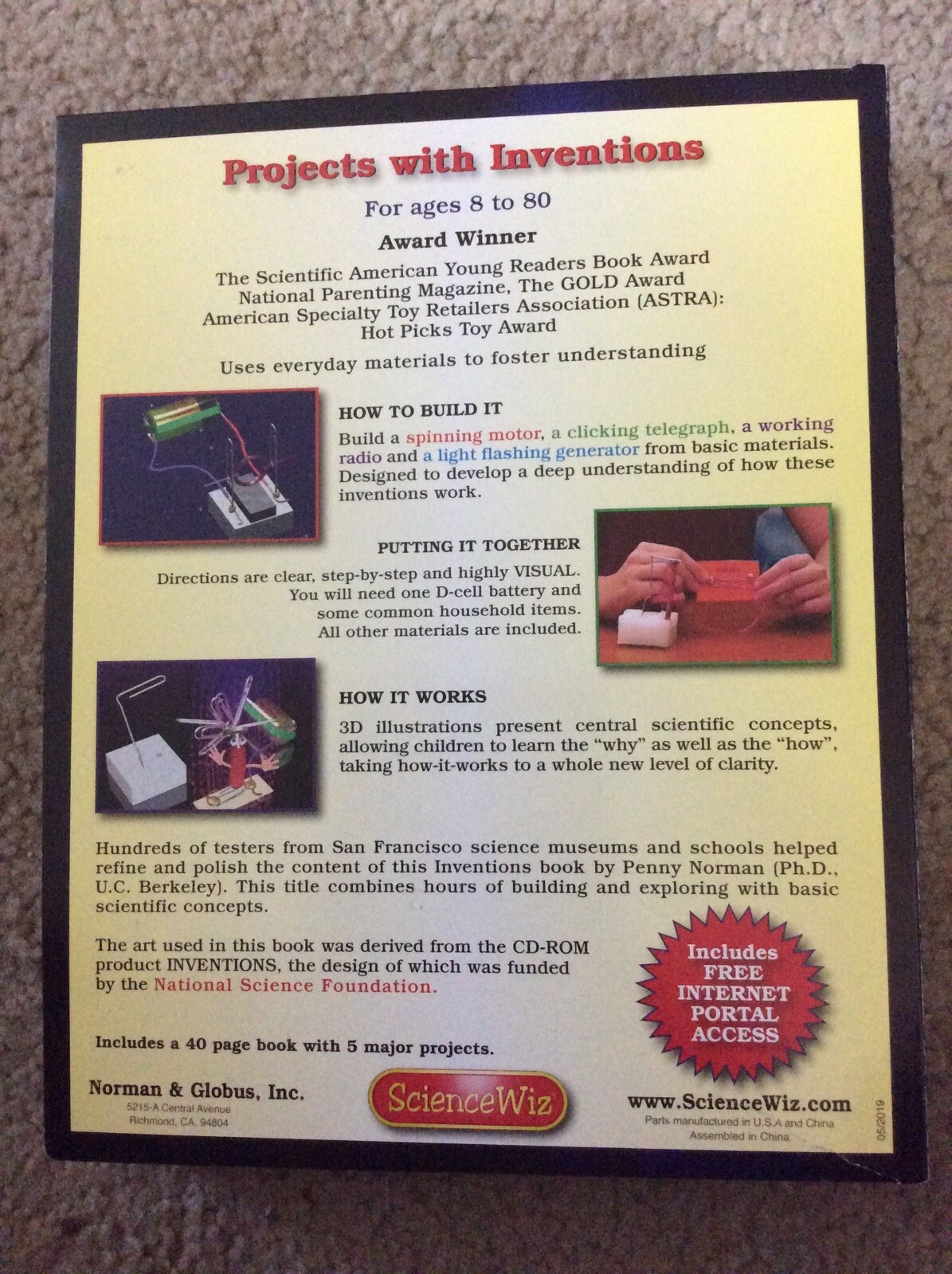 New Science Wiz Inventions Projects With Inventions Ages Eight And Up