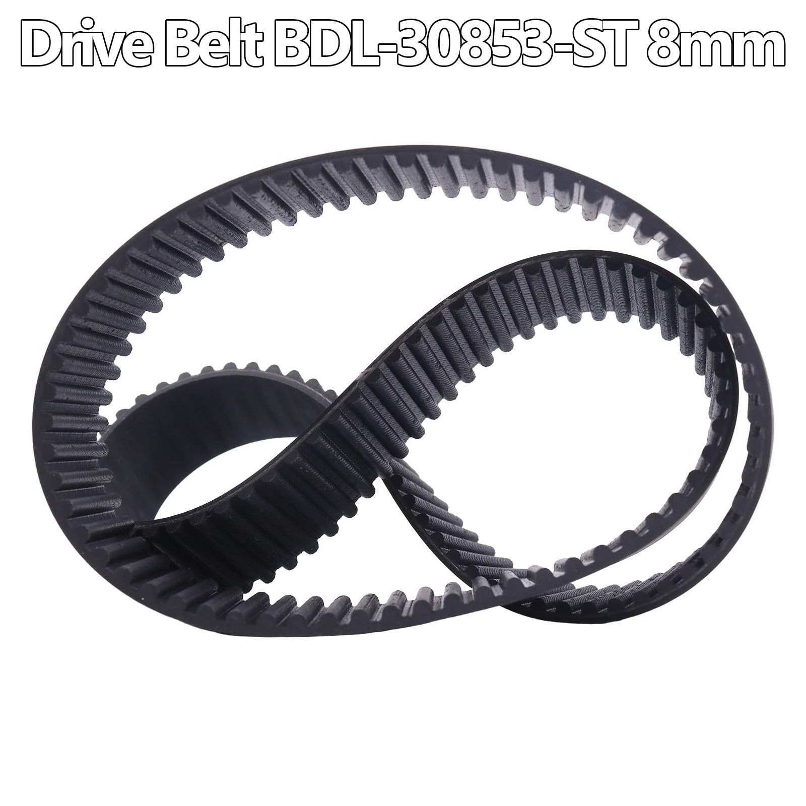 Primary Drive Belt BDL-30853-ST 8mm 1 1/2″ 132 Tooth Compatible with Harley-D…