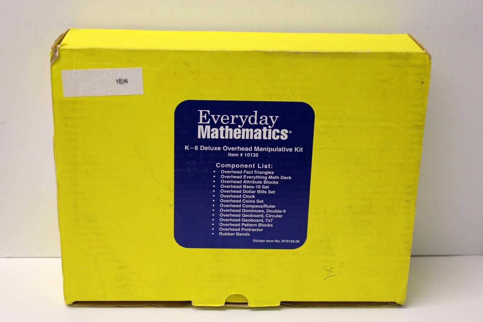 Everyday Mathematics K-6 10135 Second Edition Deluxe Overhead Manipulative Kit