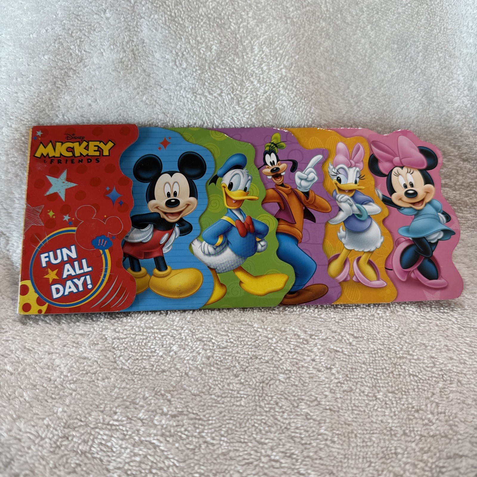 Mickey and Friends Disney Flip Tab Board Book Pre-K NEW!