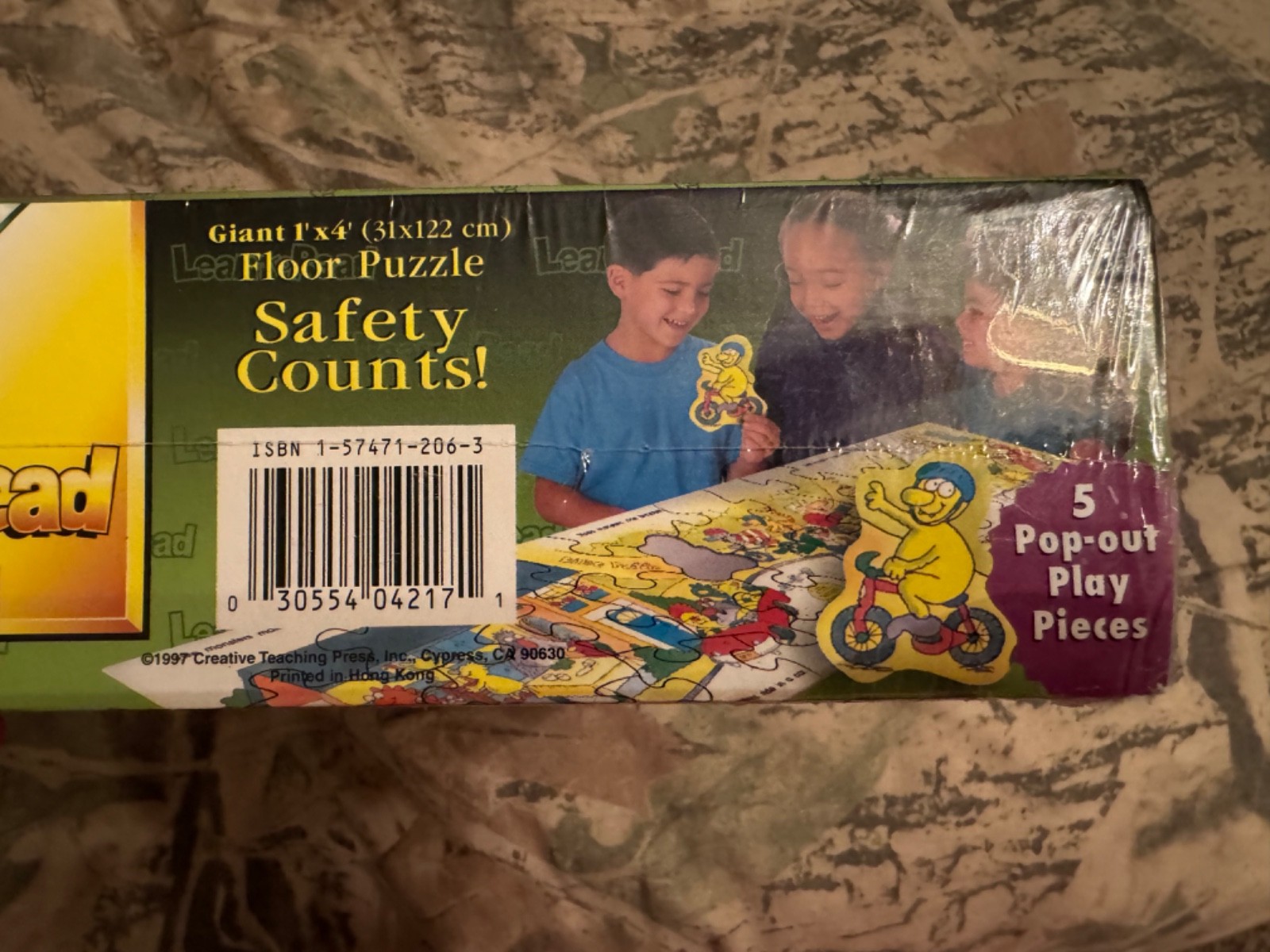 Creative Teaching Press Learn To Read Safety Counts! Large Floor Puzzle, New
