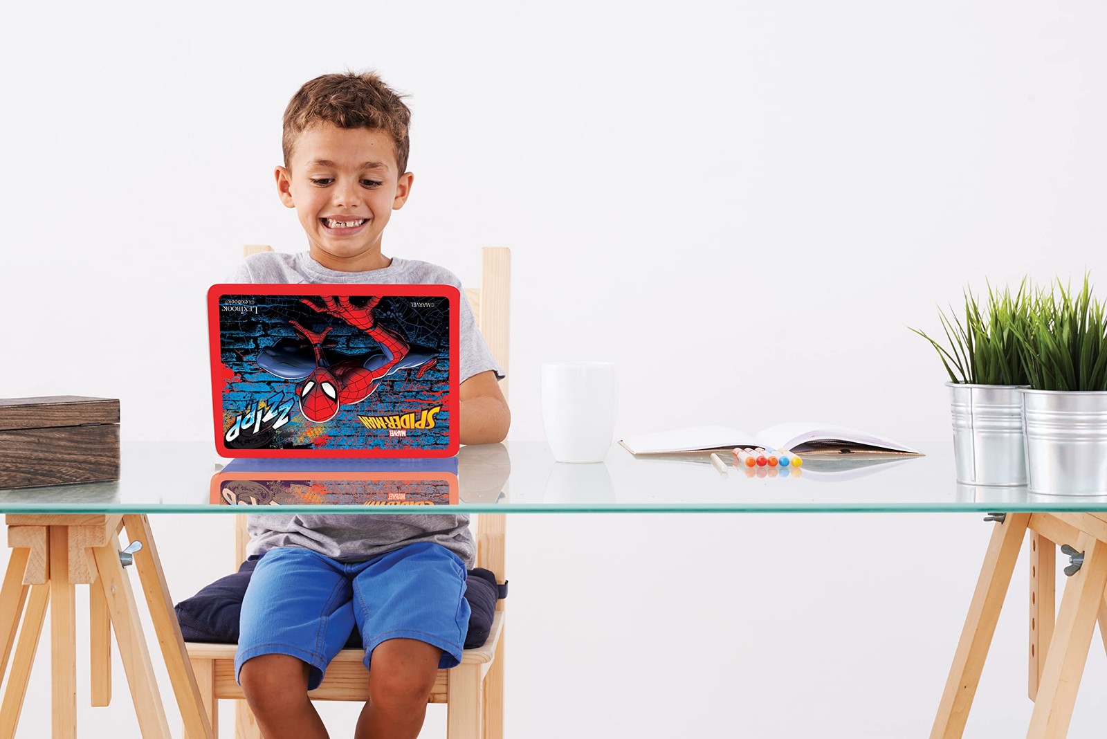 Spider-Man – Educational and Bilingual Laptop Spanish/English – Toy for Child…