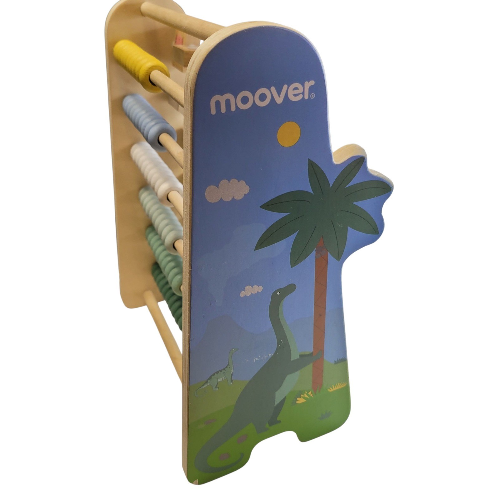 Moover Wooden Abacus Alphabet ABC Letters Numbers Animals Educational Toy