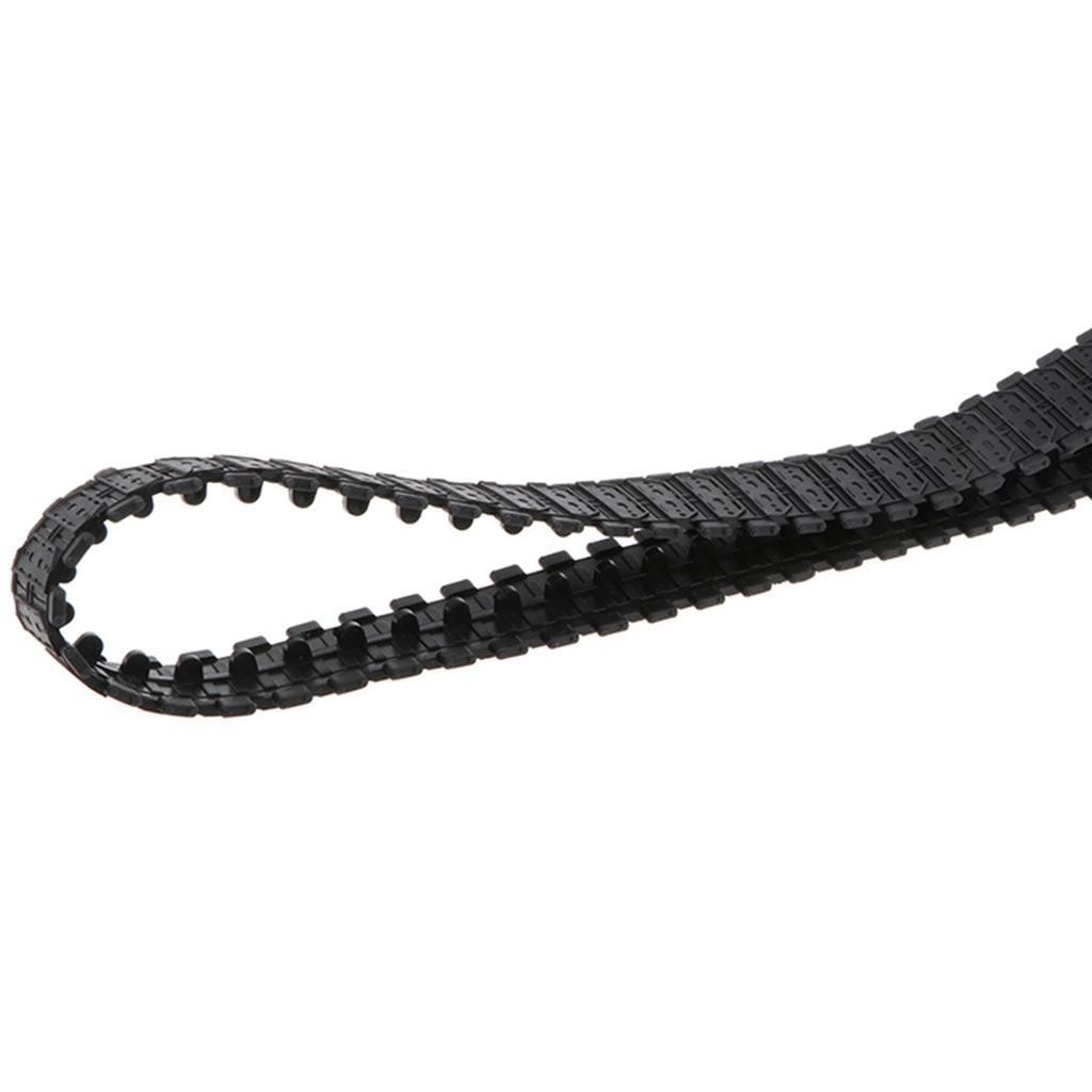 2pcs Rubber Tank Track for Cross Country Vehicle Model