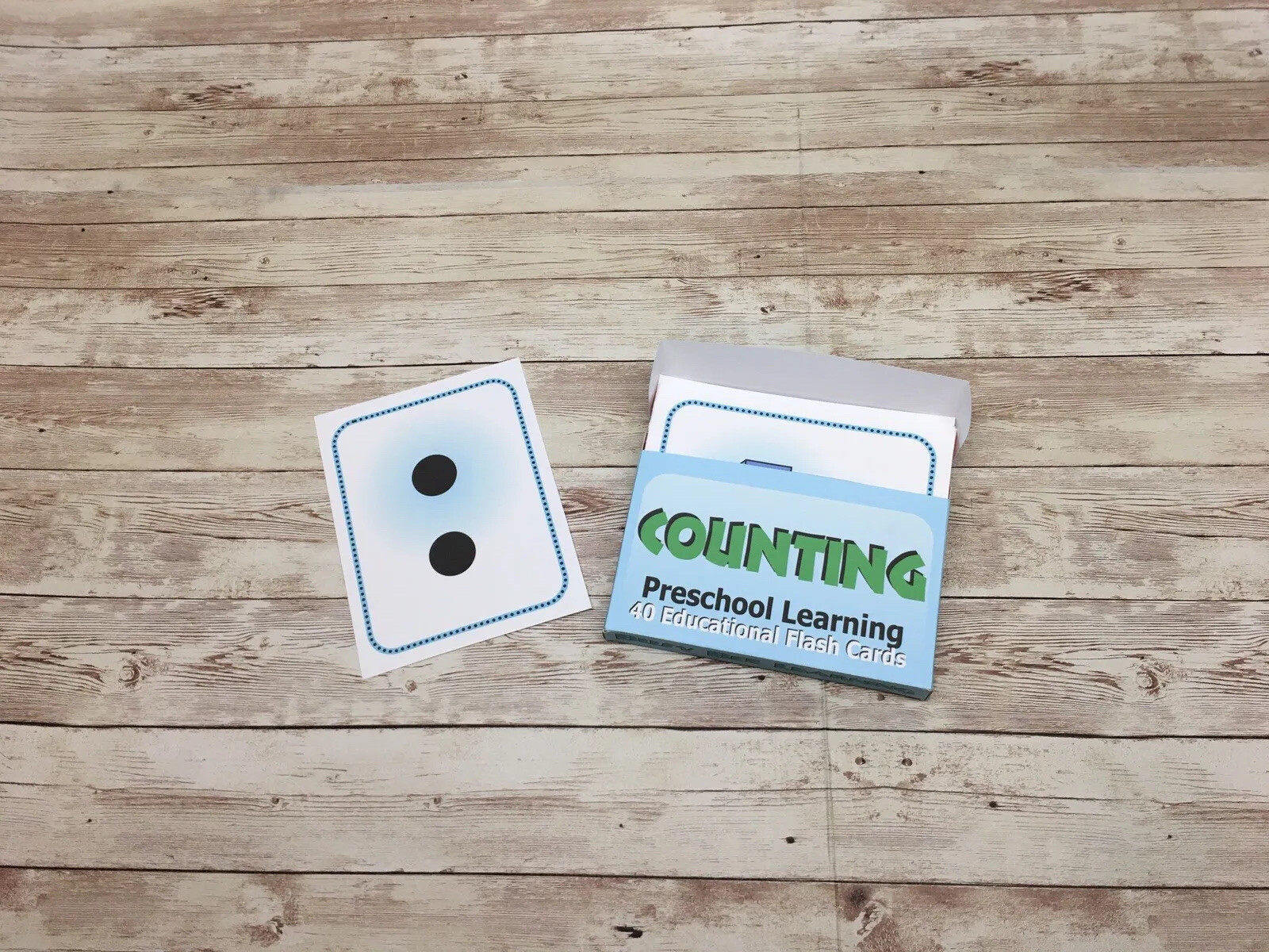Counting – Busy Bee Preschool Learning – 40 Educational Flash Cards UNCUT PRINT