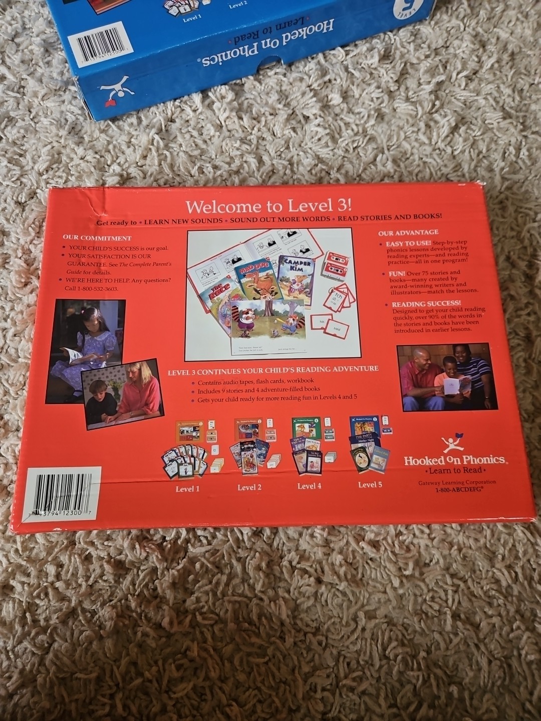 HOOKED ON PHONICS SET Levels 1,2,3,4,5. Vintage. Great Condition Please READ