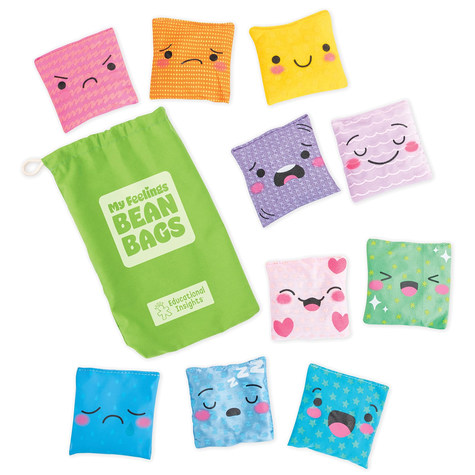 Educational Insights My Feelings Bean Bags – Social Emotional L Toy