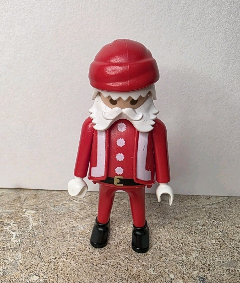 Vintage Playmobil Santa Claus Figurine 1986 Playmobil Geobra Christmas Santa 3″