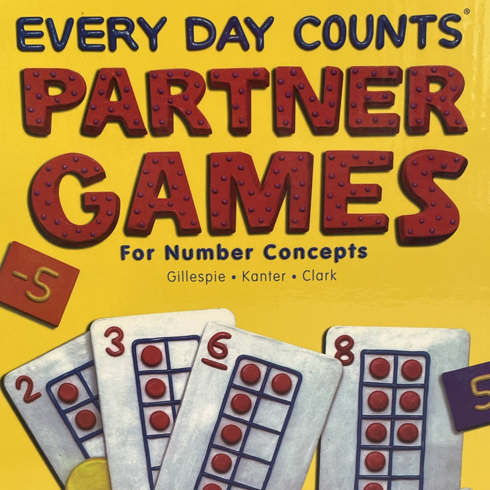 Number Concepts Fractions Grade k Partner Games Teacher Edition Every Day Counts