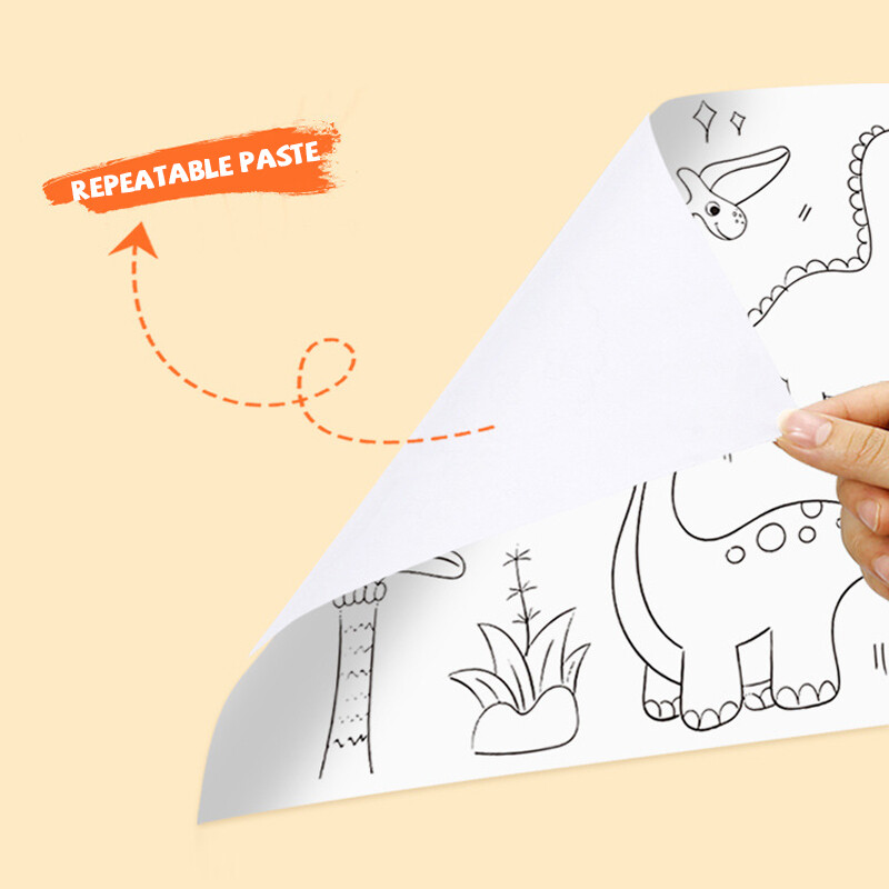 3-Meter Graffiti Scroll Children’s Drawing Roll DIY Kid Painting Educational Toy