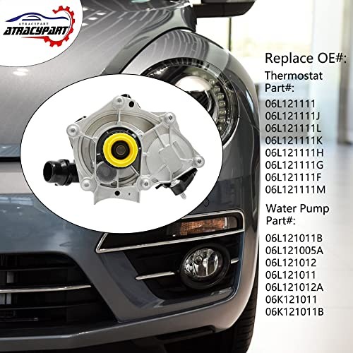 ATRACYPART Water Pump Thermostat Housing Assembly | Replacement for 2015-2020 VW