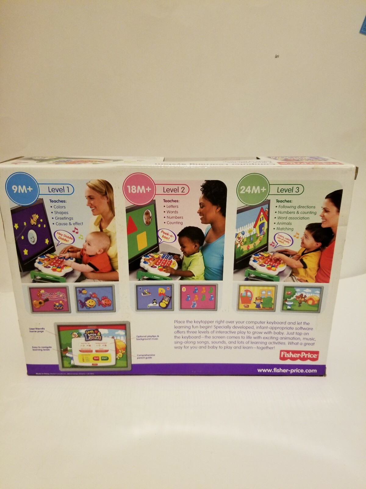 Fisher Price Computer Learning System 9- 36 Months New ABC Laugh Smile Learn