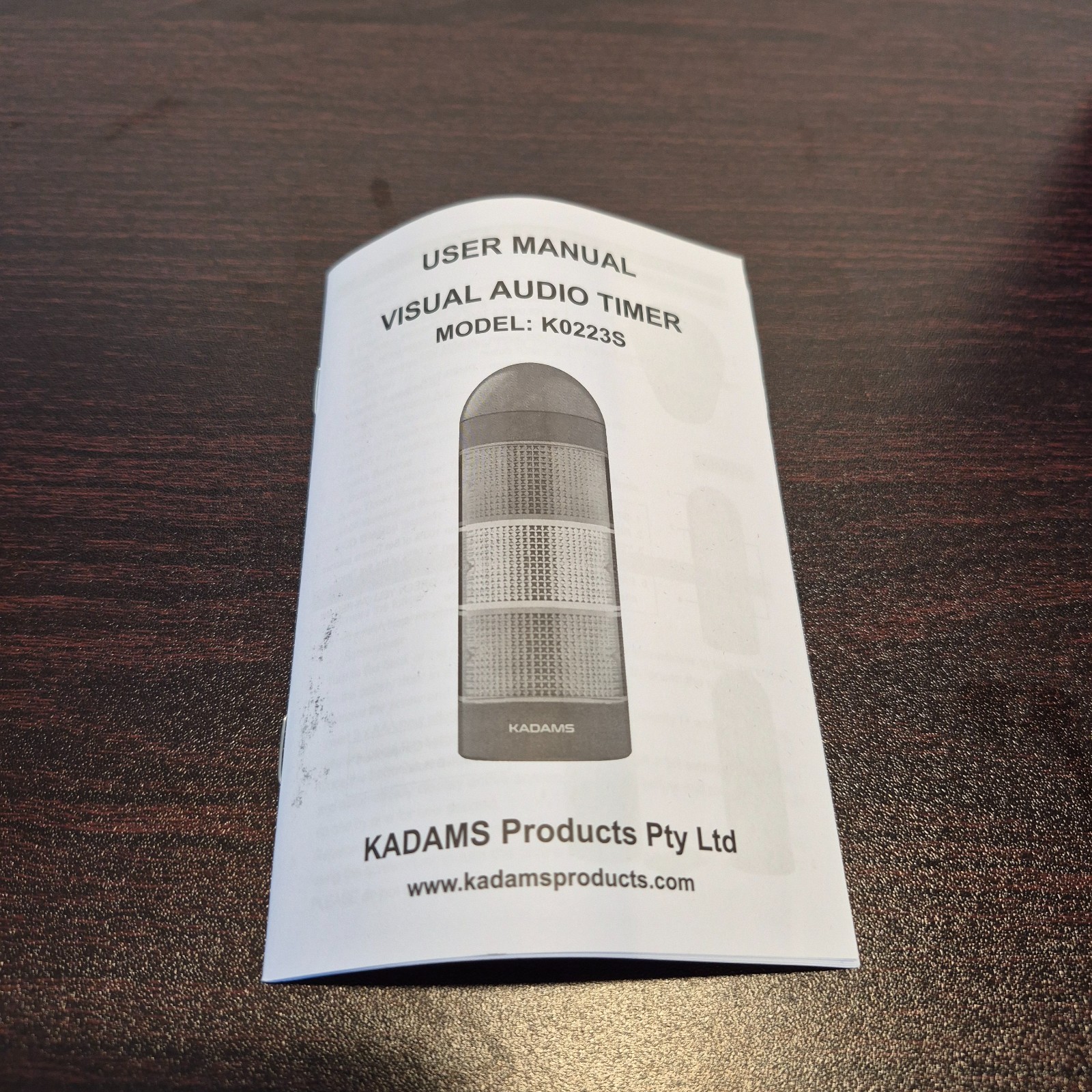 KADAMS Visual Timer for Kids with Audio Pre-Alarm Traffic Light Z4 New Open Box