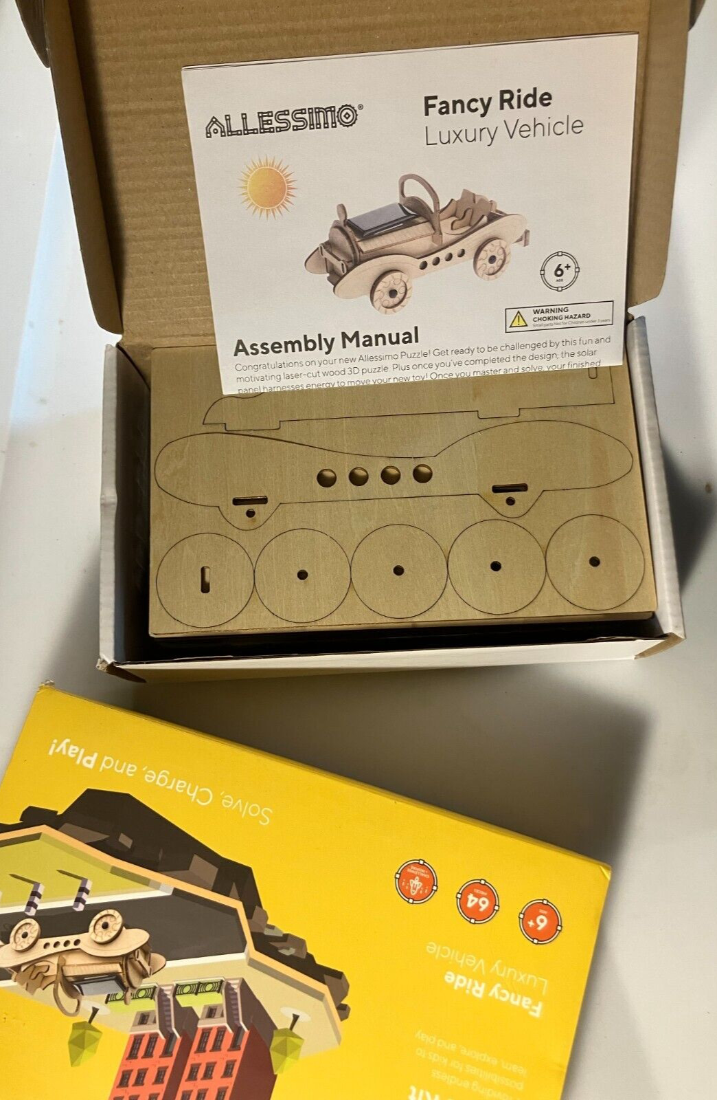 Allessimo 3D Solar Puzzle Kit – Fancy Ride Luxury Vehicle Model Kit Complete EX!