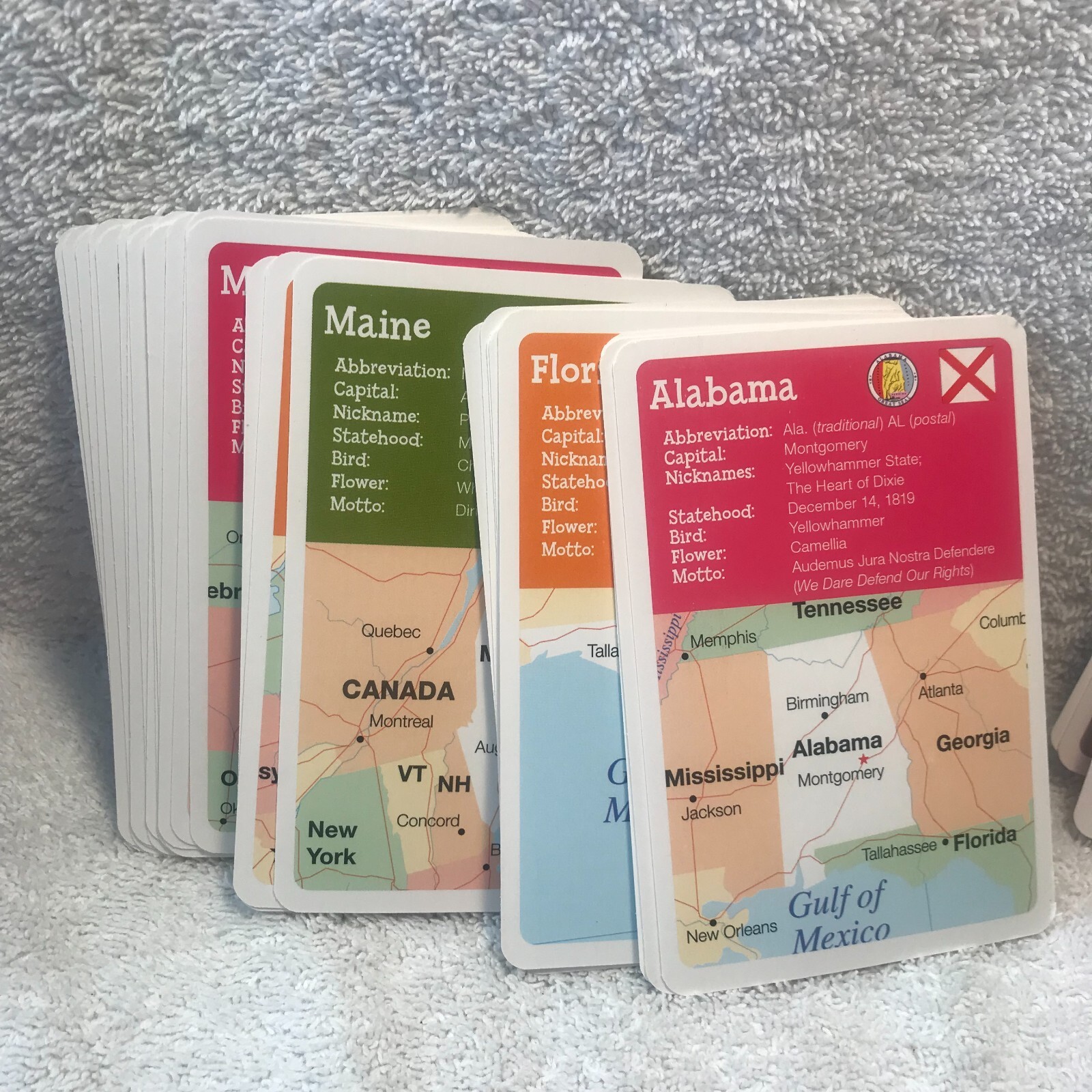 United States Land of the Free 36 Flash Cards – Age 5+ Bendon