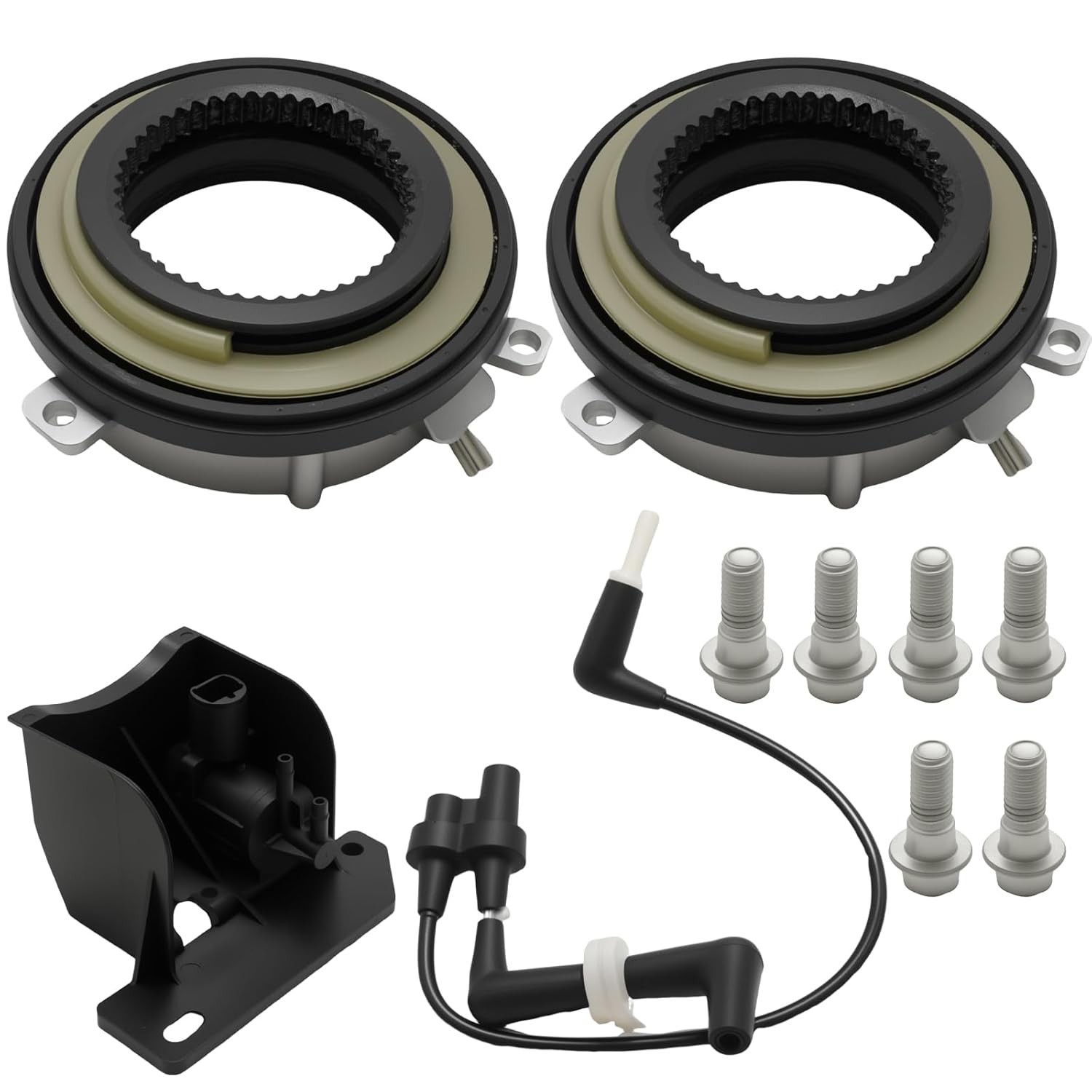 7L1Z-3C247-A 4WD Auto Locking Hub Axle Actuator with Vacuum Solenoid,