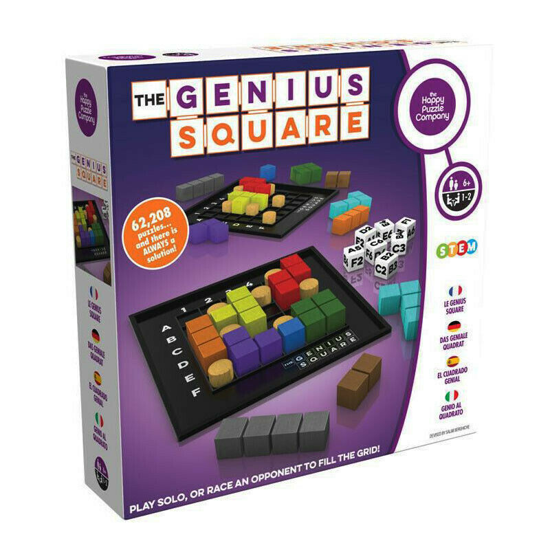 The Genius Square Game – STEM Puzzle Game by The Happy Puzzle Company