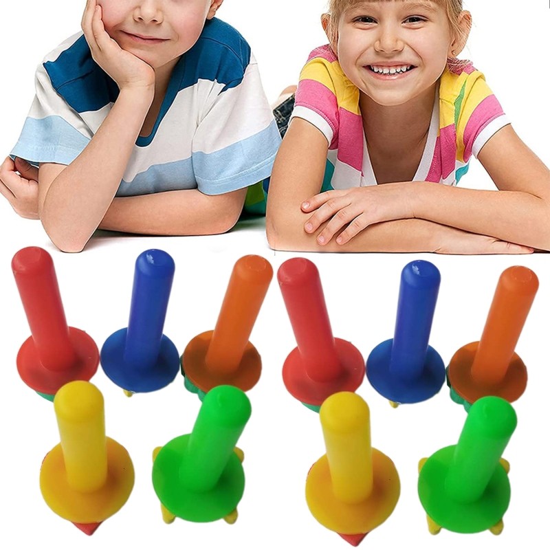 5Pcs Educational Stationery Stamp Plastic Stampers for Toddler Painting Coloring