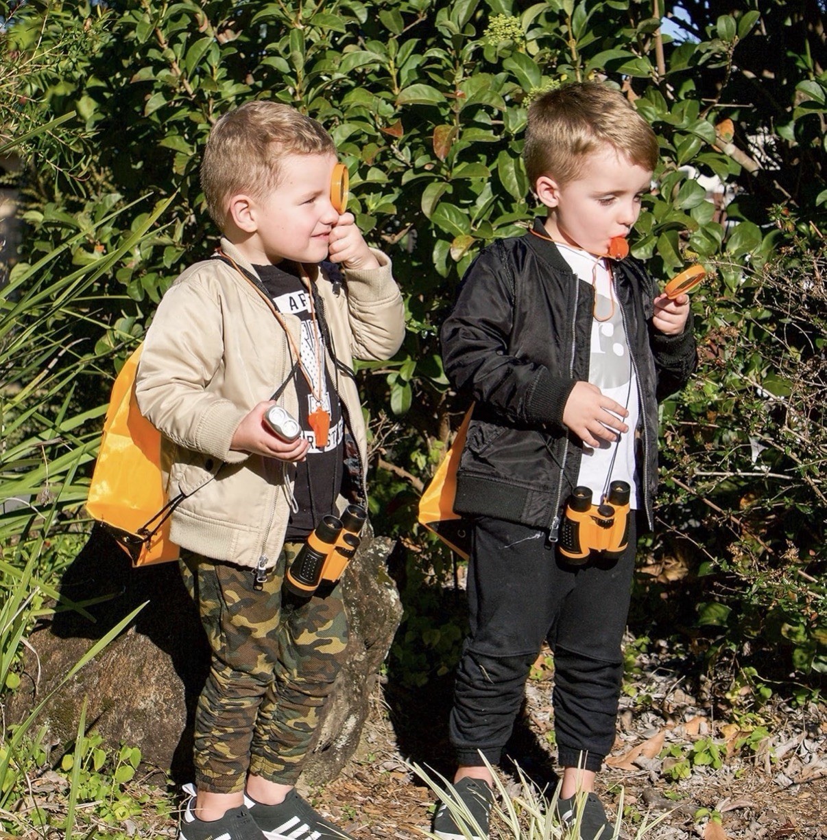 Adventure Kidz Outdoor Exploration Kit, Children Binoculars, Flashlight, Compass