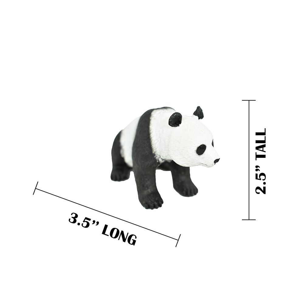 Panda Sitting Plastic Replica Museum Quality 3 1/2″ M068 B642