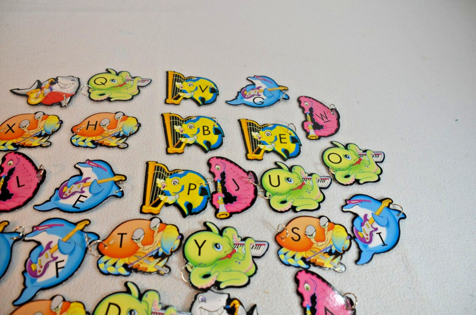 Discovery Toys (ABC) AB Seas Alphabet Fishing Game 1991 Replacement Pieces