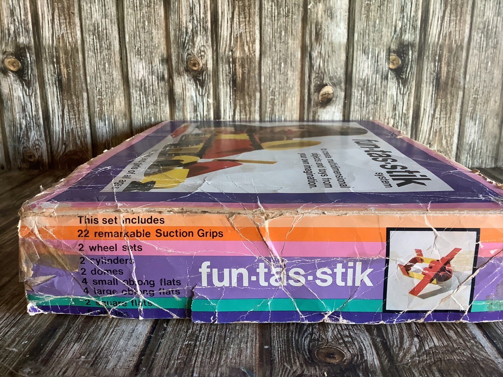 FUN-TAS-STIK SET 170s Retro Construction Set Vintage MODERN TOYS MADE in ISRAEL