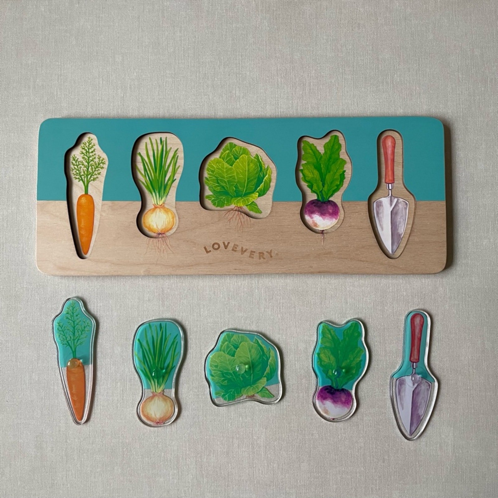 Lovevery Community Garden Puzzle 16-18 months