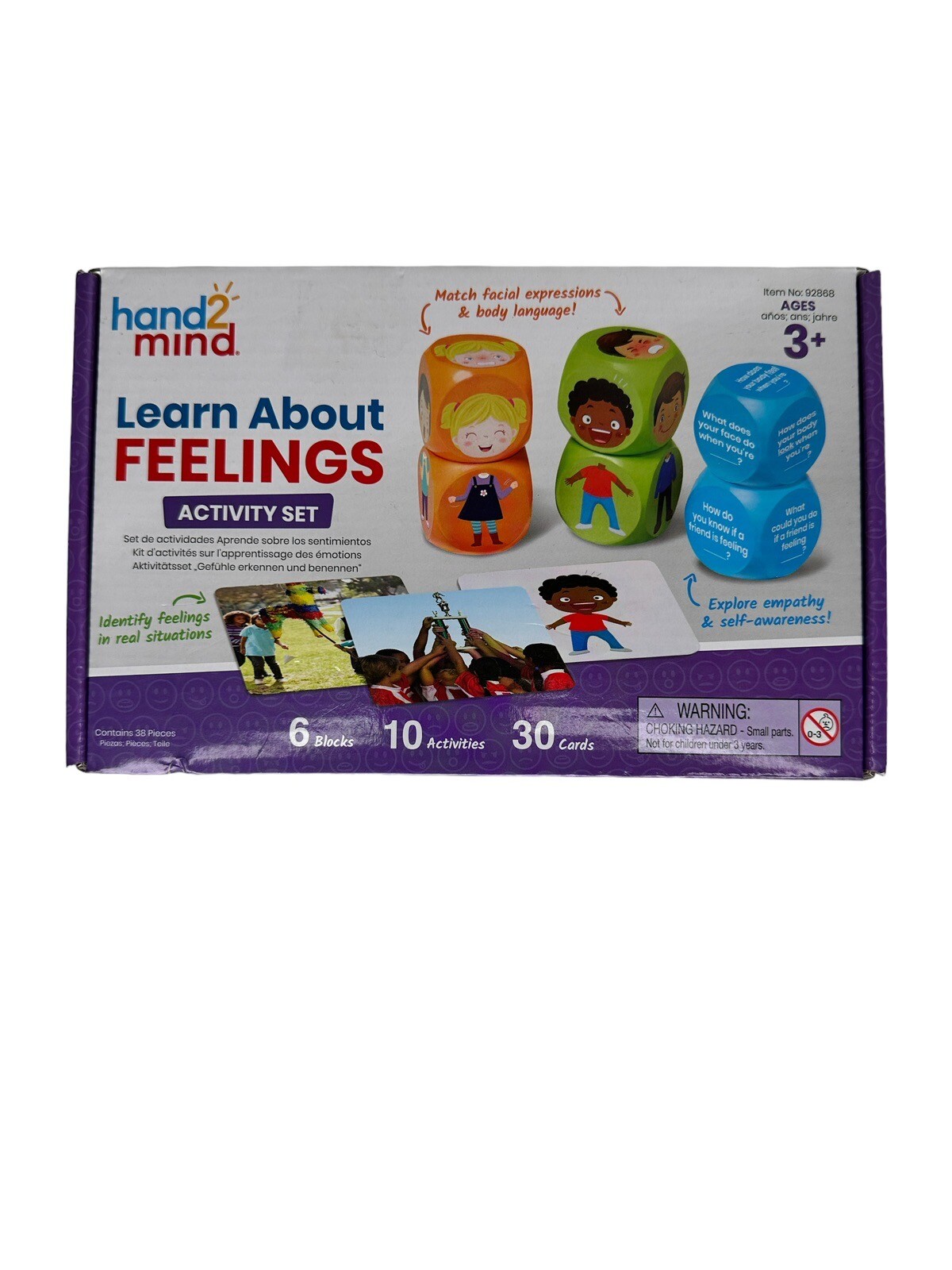 NEW Hand 2 Mind Learning Resources Learn About Feelings Activity Set For Kids