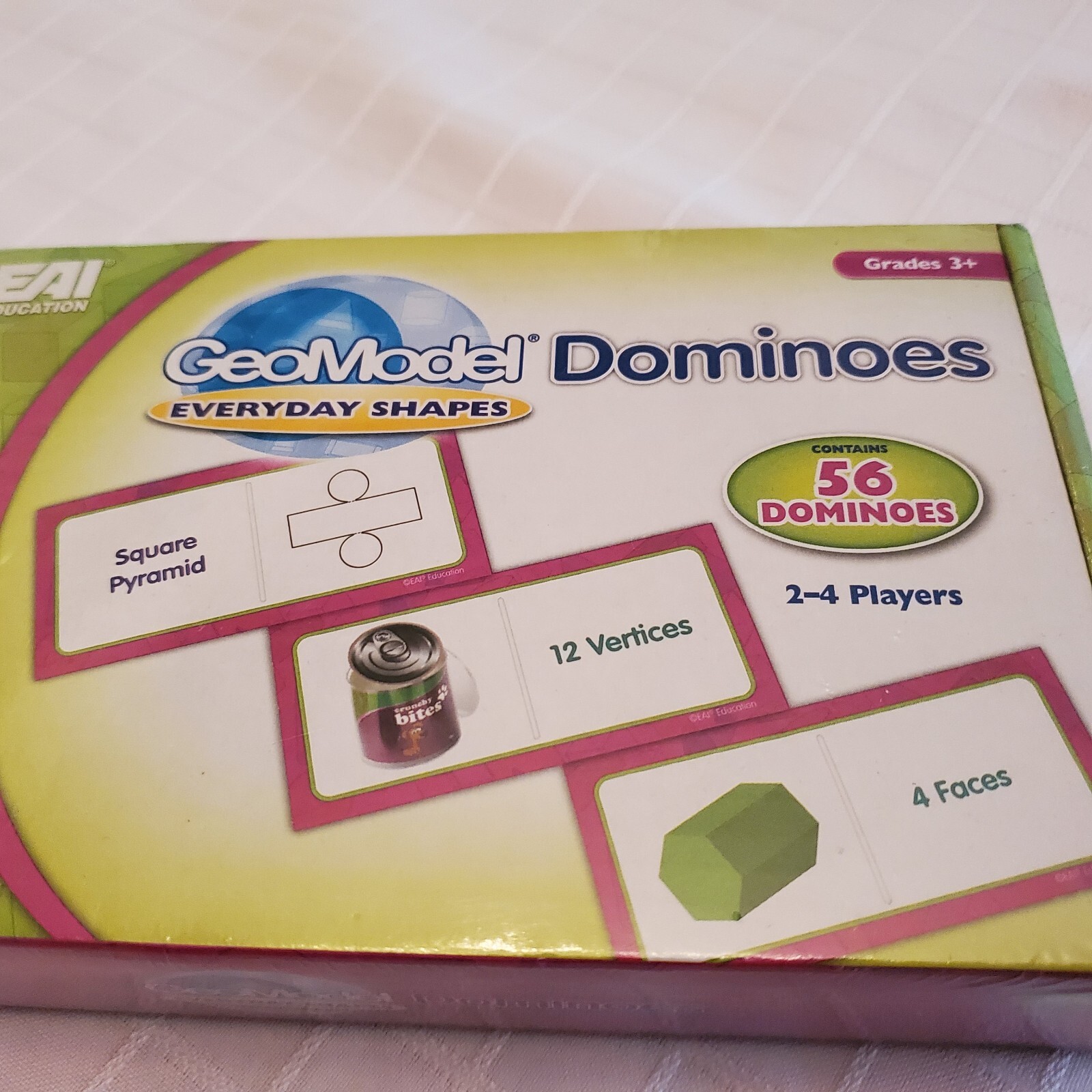 NEW Educational Eai Geomodel Dominoes School Learn Class 2014 3d Shapes Child