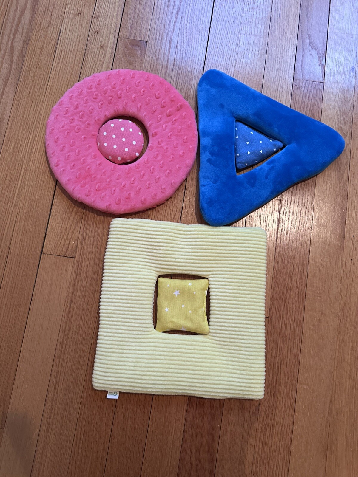 Panda Crate/Kiwi Co Montessori Beanbag Shapes Toy Brain Development Circle Squar