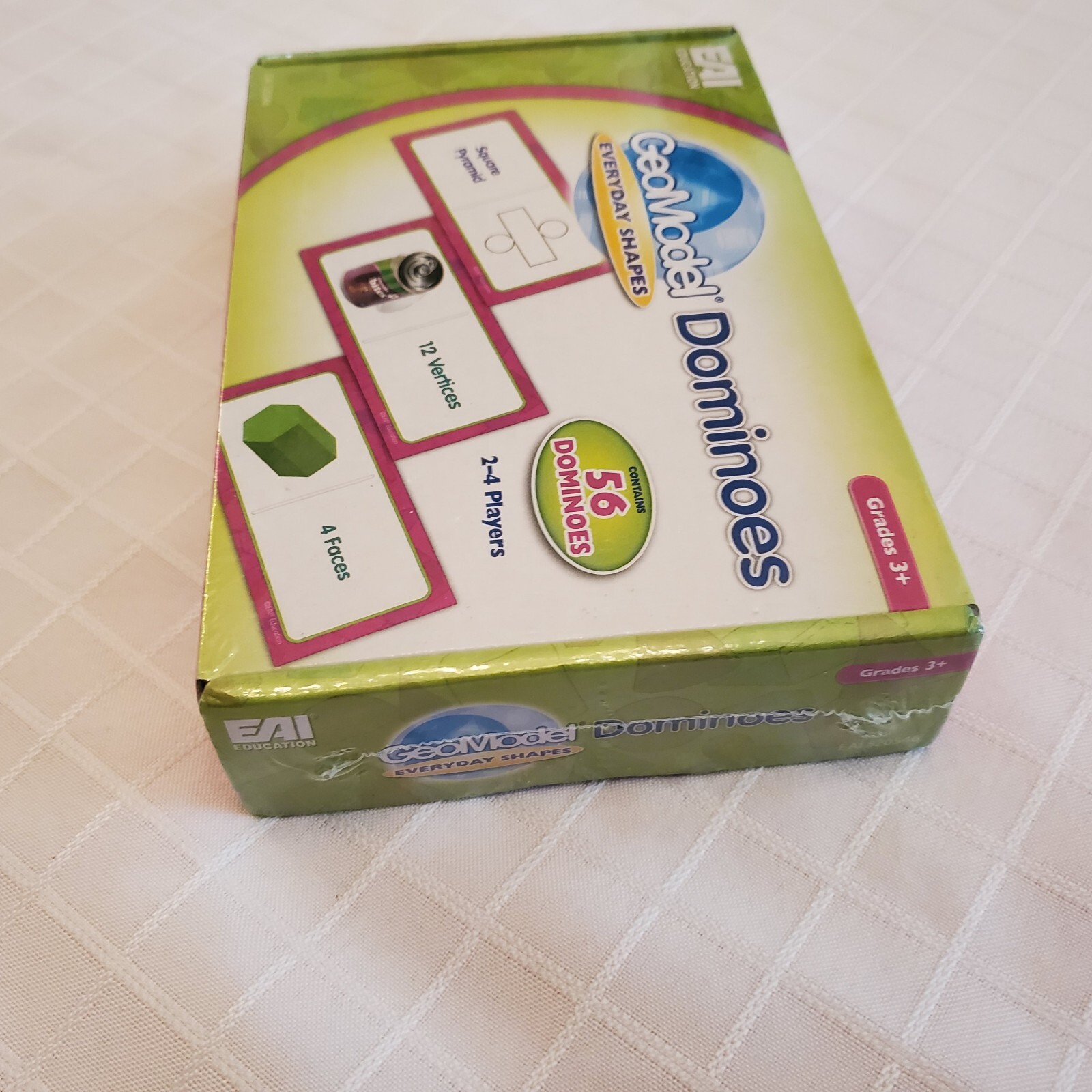 NEW Educational Eai Geomodel Dominoes School Learn Class 2014 3d Shapes Child