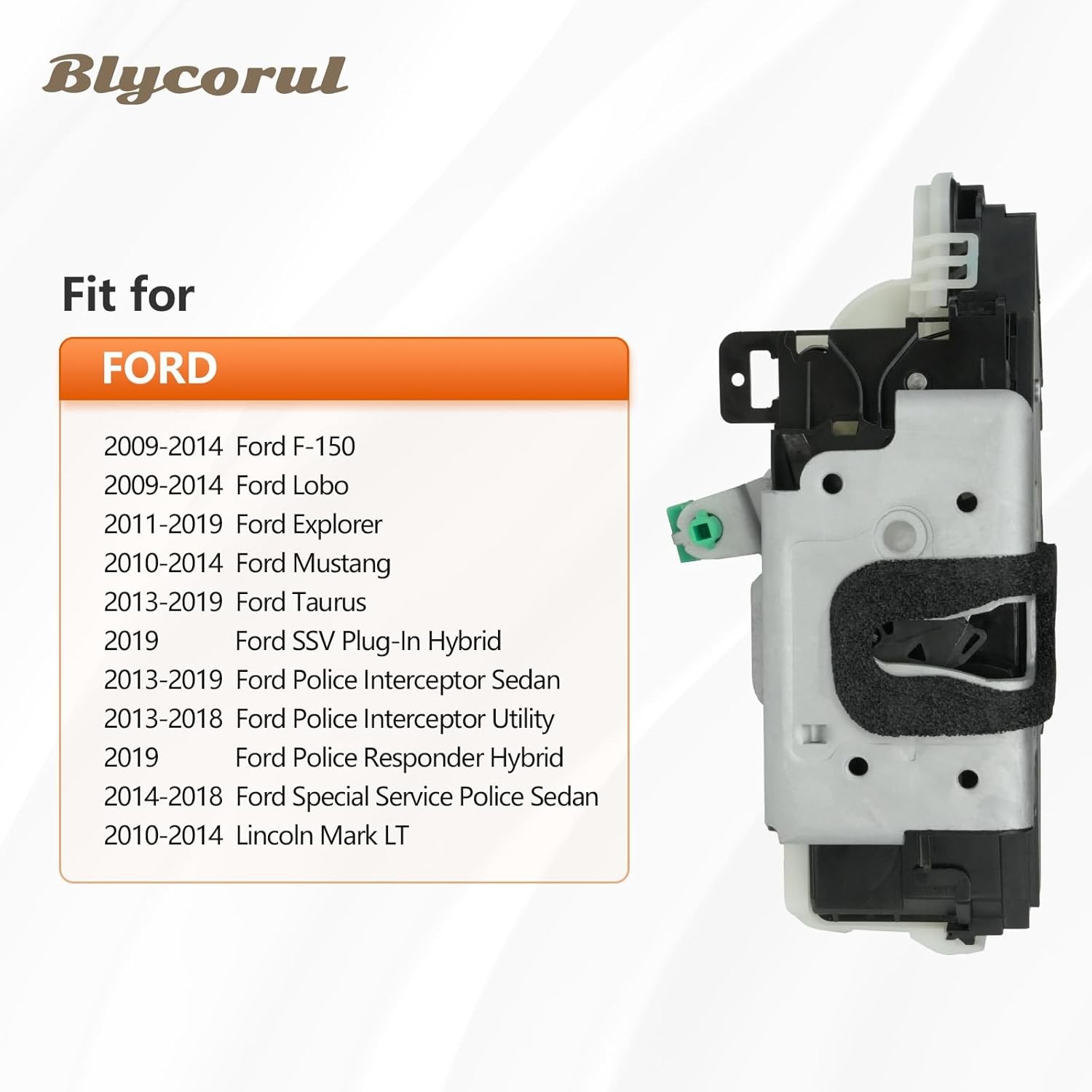 2009-2014 Ford F150 Rear Passenger Side Lock Actuator Compatible F150 Door