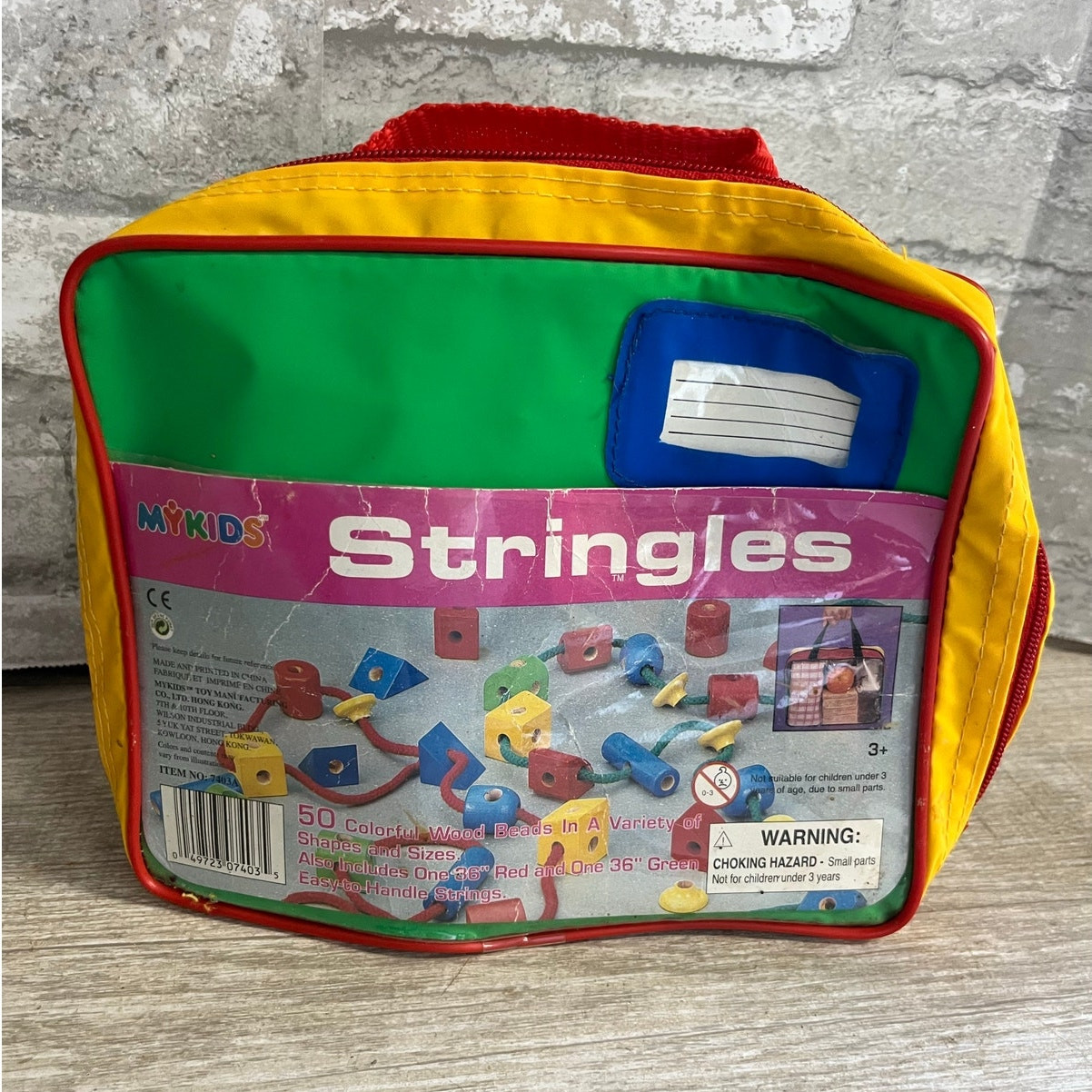 MyKids Stringles Wooden Beads & Strings Set – Educational Toy for Kids
