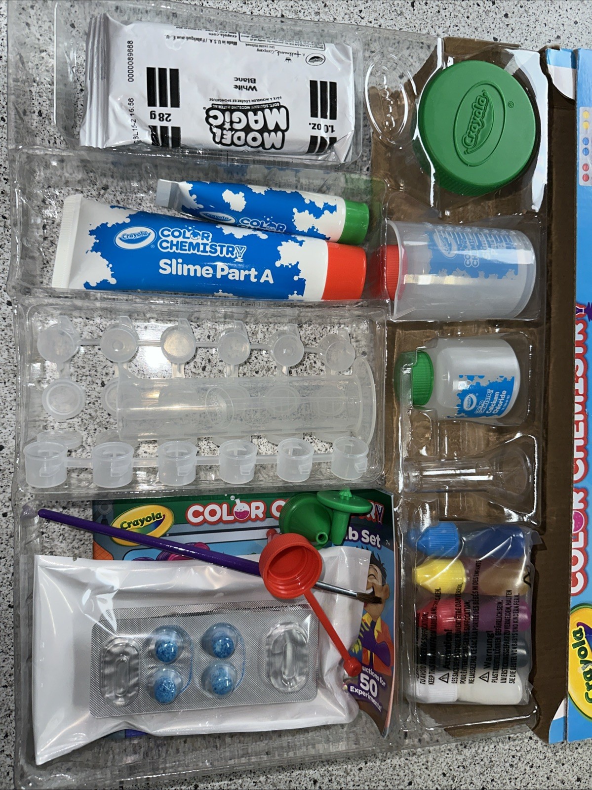 Crayola Color Chemistry Lab Set Instructions For 50 Experiments New in Open Box