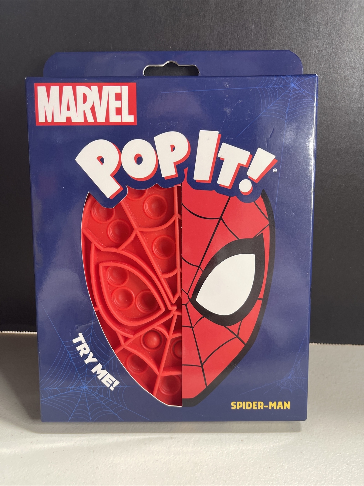Marvel Spider-Man POP IT!  Sensory Toy Fine Motor Skills Never Ending Bubble NEW