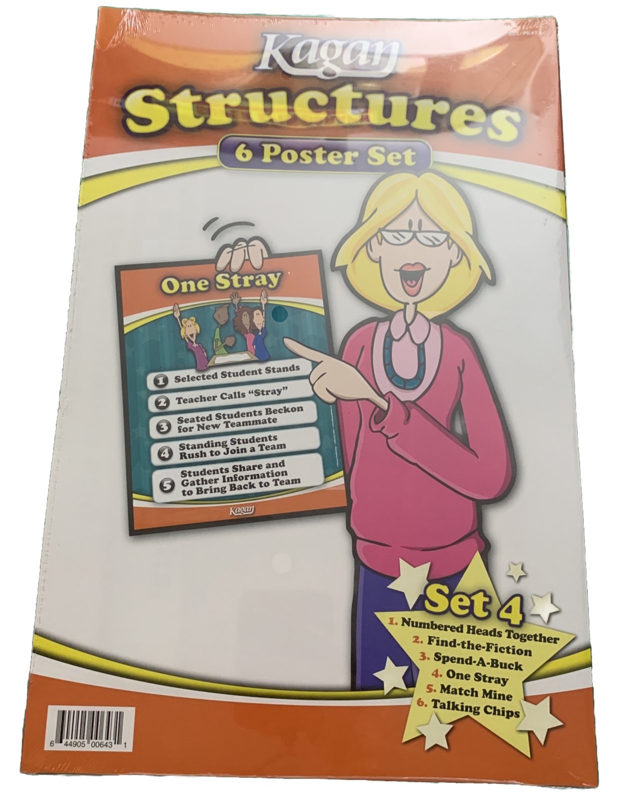 Kagan Structures ( 6 Poster Set) (One Stray). New & Sealed. 11 X 17