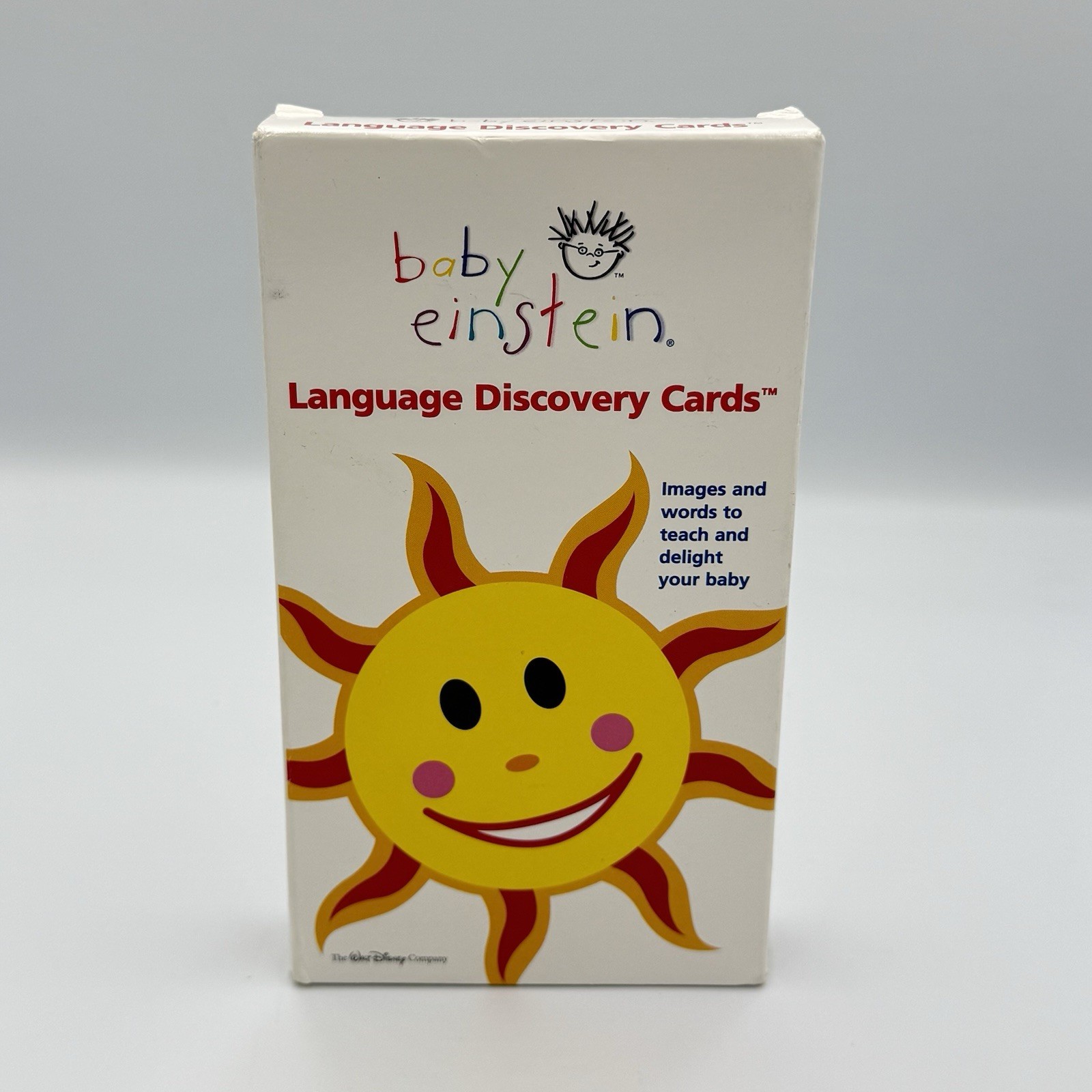 Baby Einstein Language Discovery Cards Educational Words Babies 1999 COMPLETE!