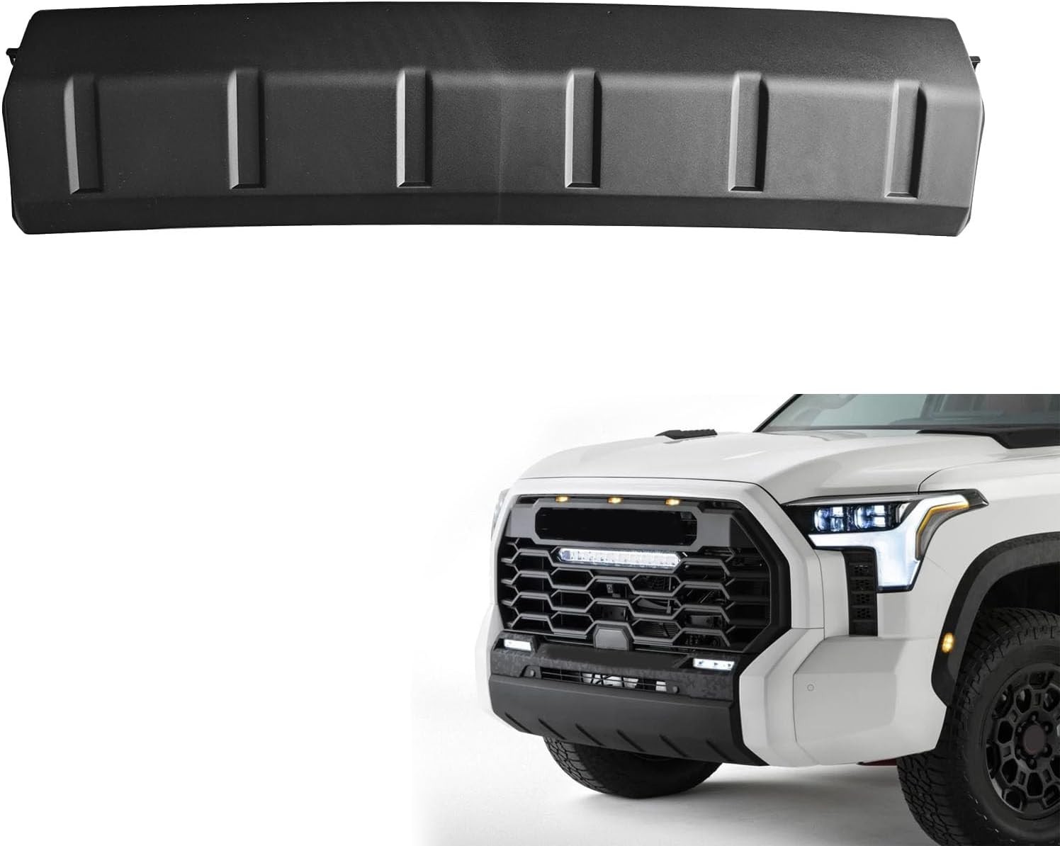 Front Bumper Lower Valance Panel Compatible with 2022 2023 2024 toy-ota Tundra