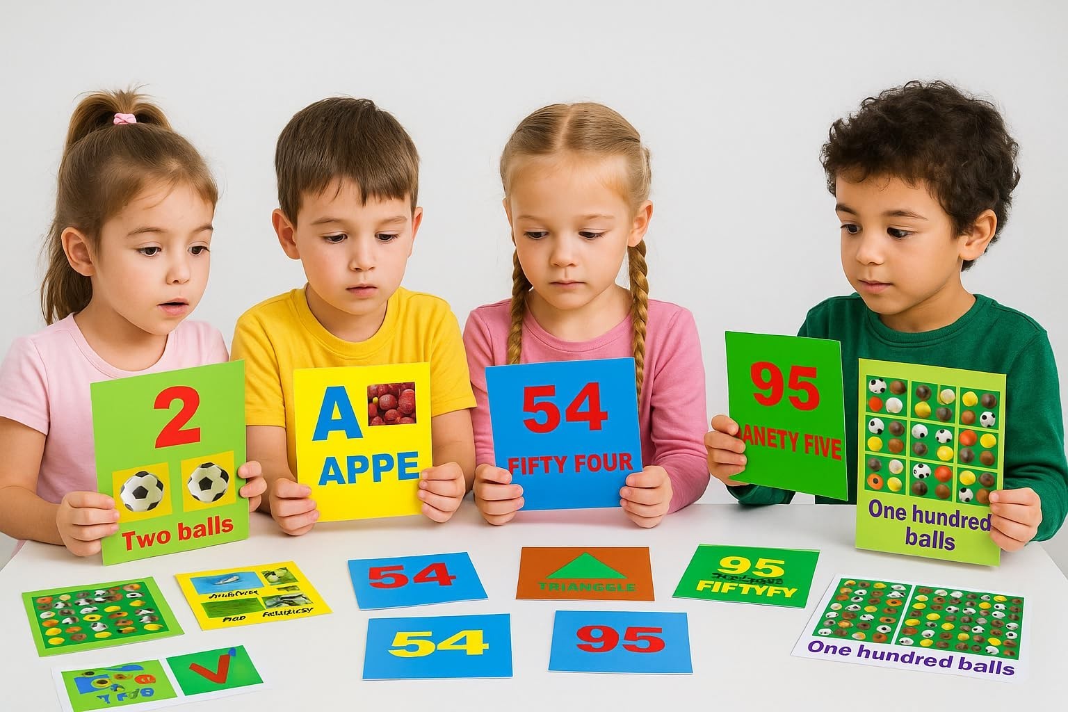Durable Number Flash Cards for Toddlers – Learn Counting 1-100 | Preschool Games