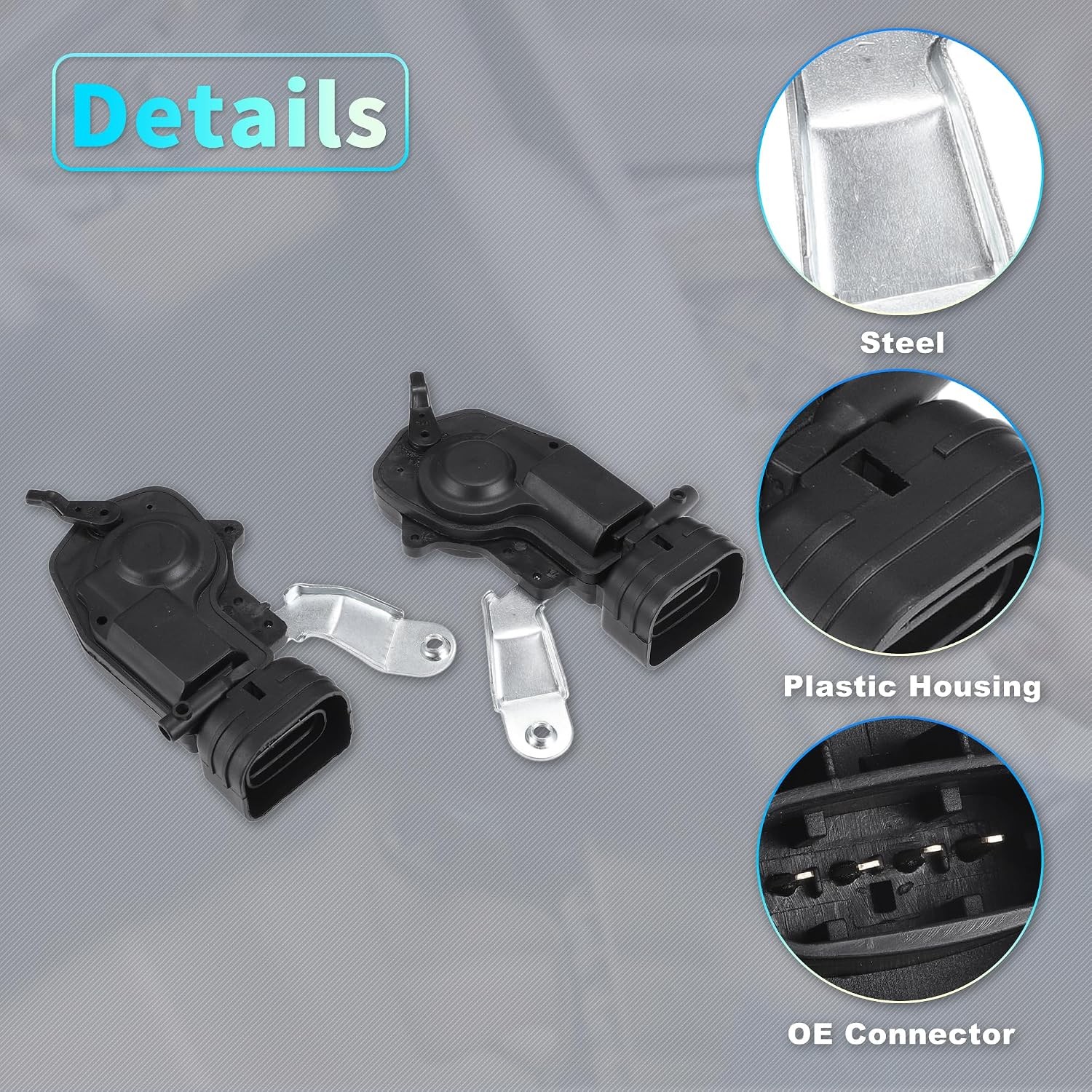 Front Left Right Side Power Door Lock Actuator Motor Replacement for Autohux