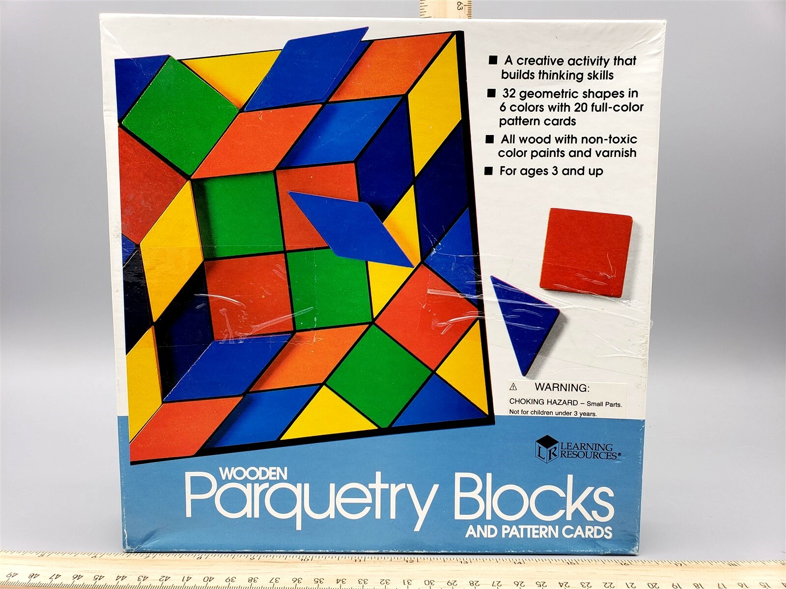 Wooden Parquertry Blocks Learning Resources