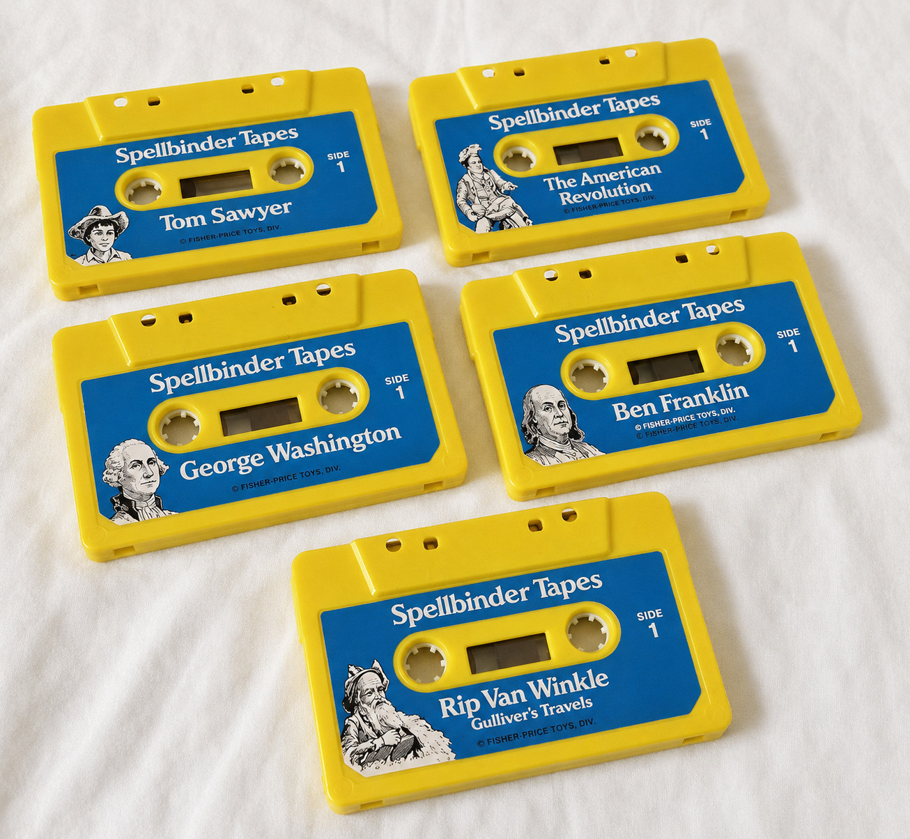 Fisher-Price Spellbinder Tapes Cassette Lot Sealed NOS Vintage 70s Educational
