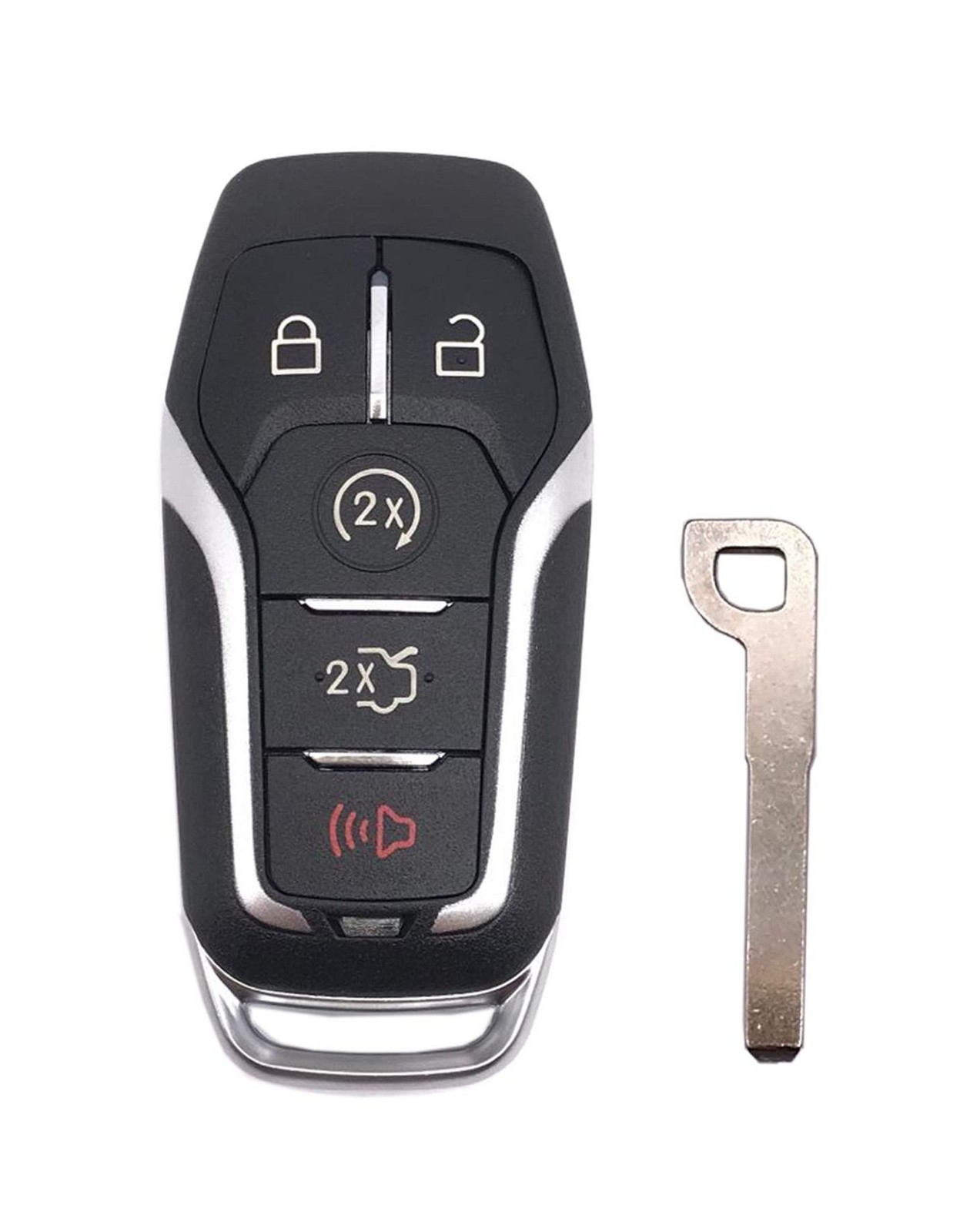 Key Fob Case Shell Fit for Ford Explorer Edge Mustange Fusion 5 Buttons Repla…