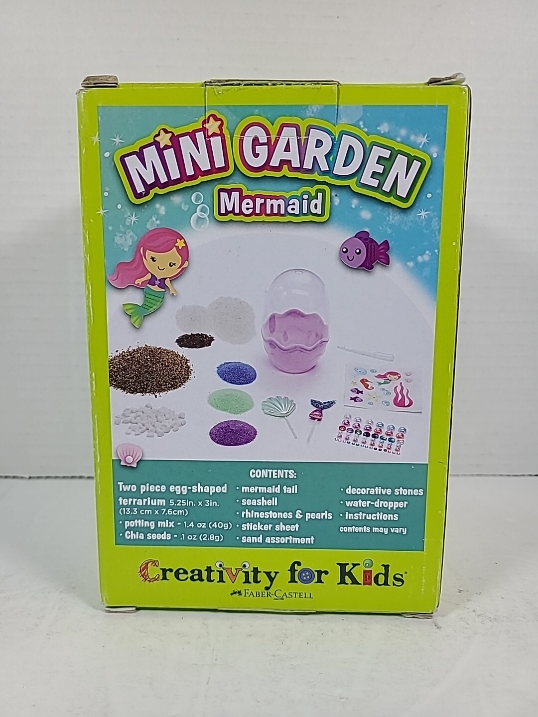 Mini Garden Mermaid Terrarium Creativity for Kids NEW